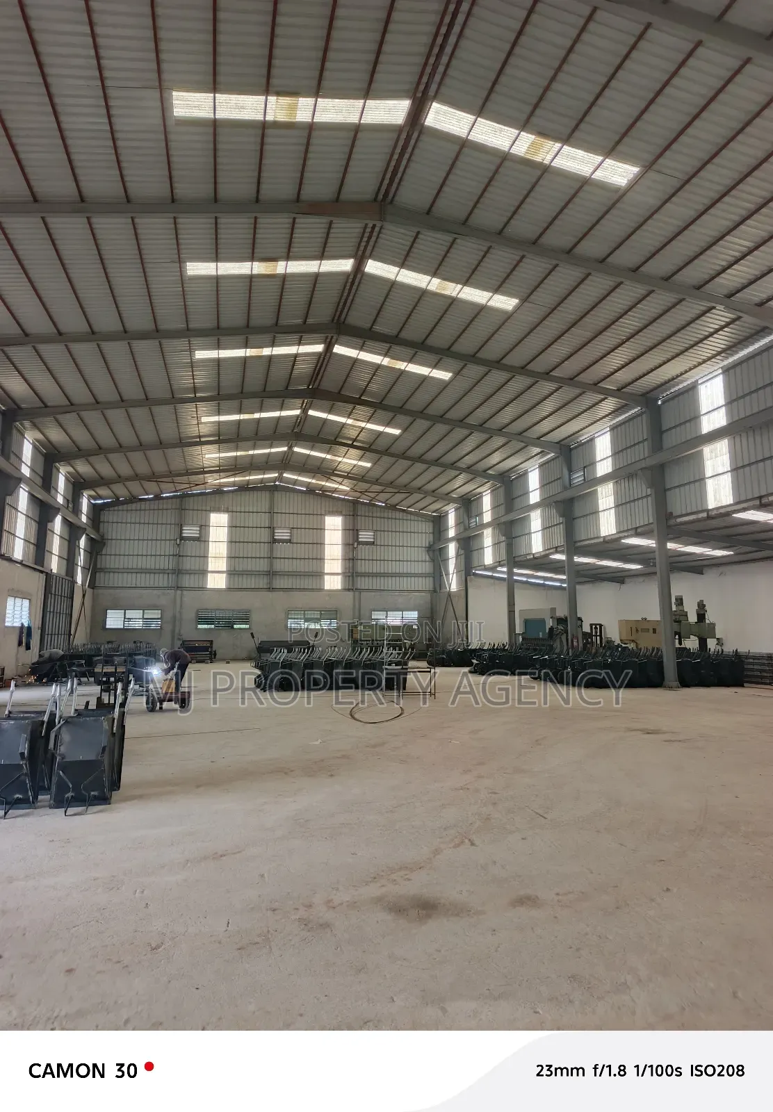 3 Acres Roadside Land With 1800 SQM Warehouse in Tema Metropolitan