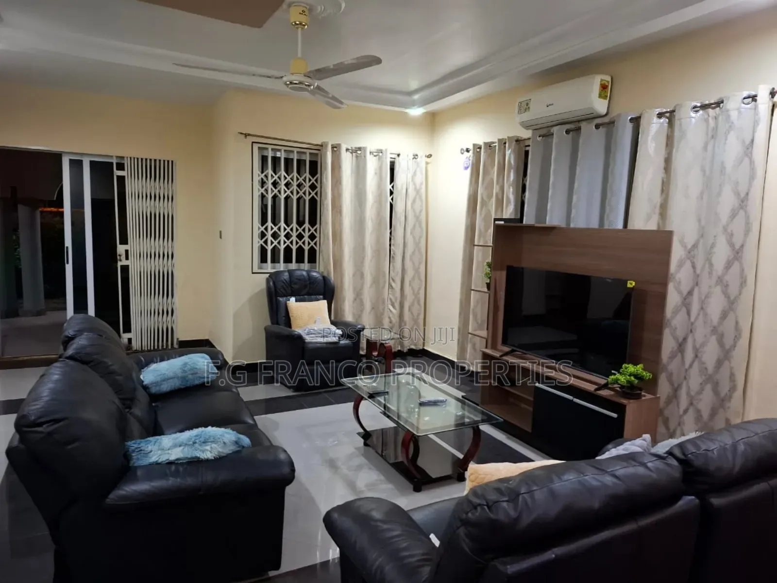 Furnished 3bdrm House in Kg Franco Properties, Sakumono for rent in Sakumono