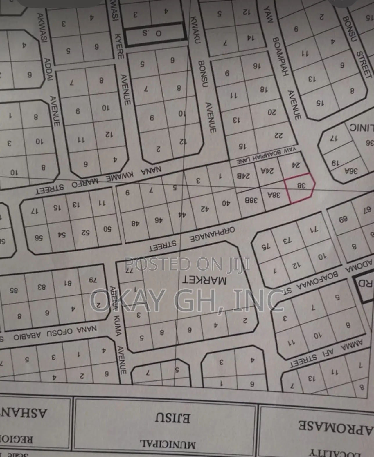 Prime Land for Sale in Apromase, Ashanti Region in Ejisu-Juaben Municipal