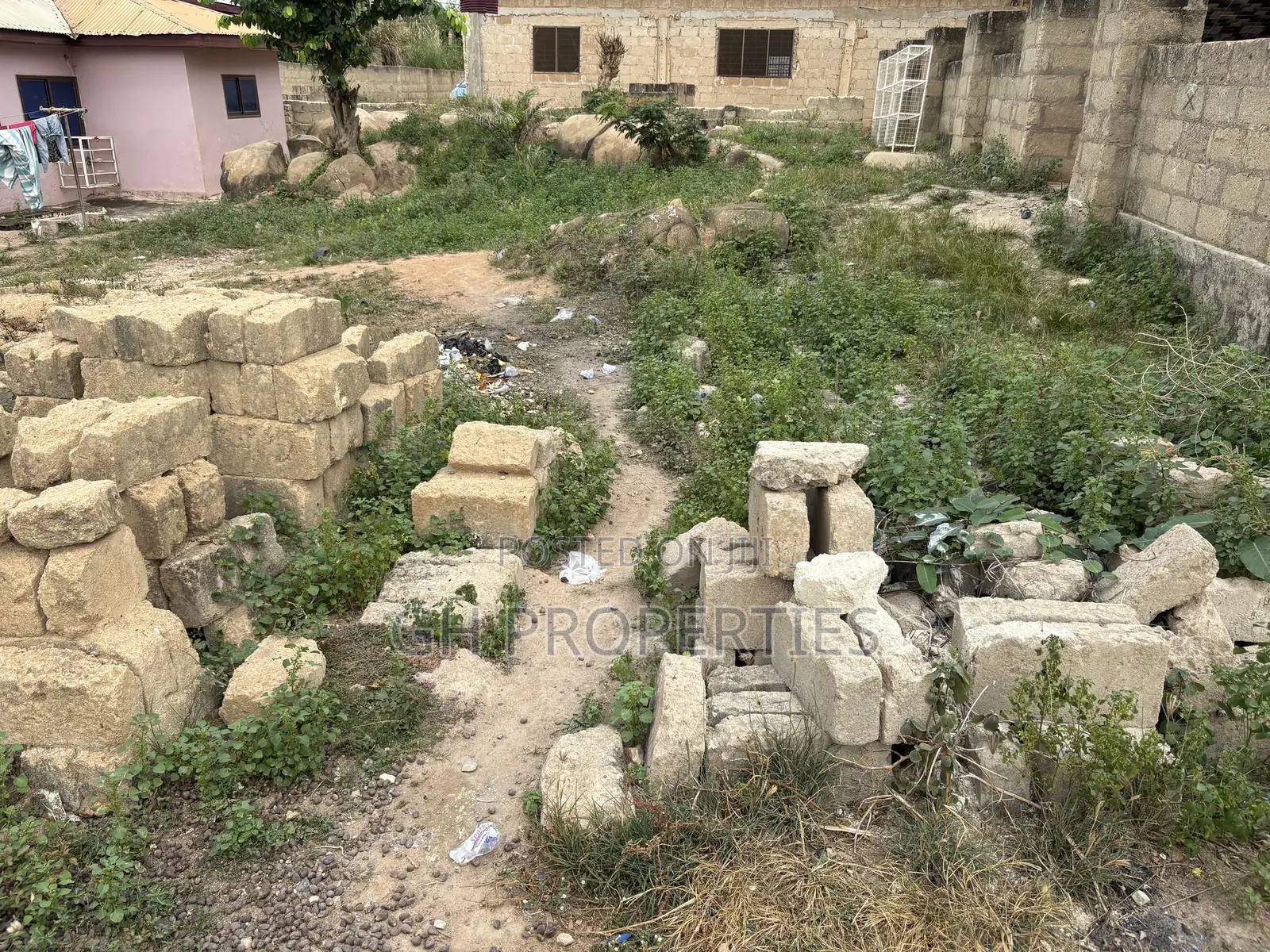 Half Plot for Sale at Sokoban Krofrom. in Kumasi Metropolitan