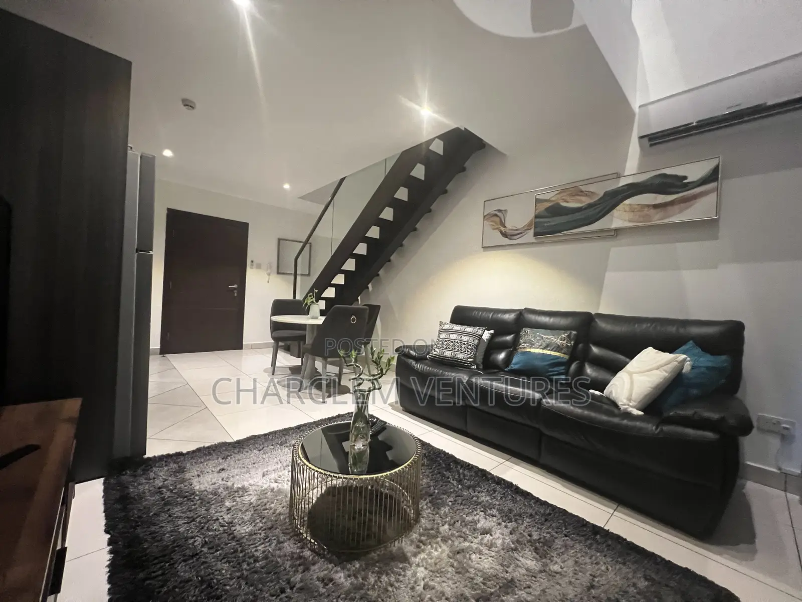 Furnished 1bdrm Apartment in Charclem Ventures, US Embassy Area in US Embassy Area
