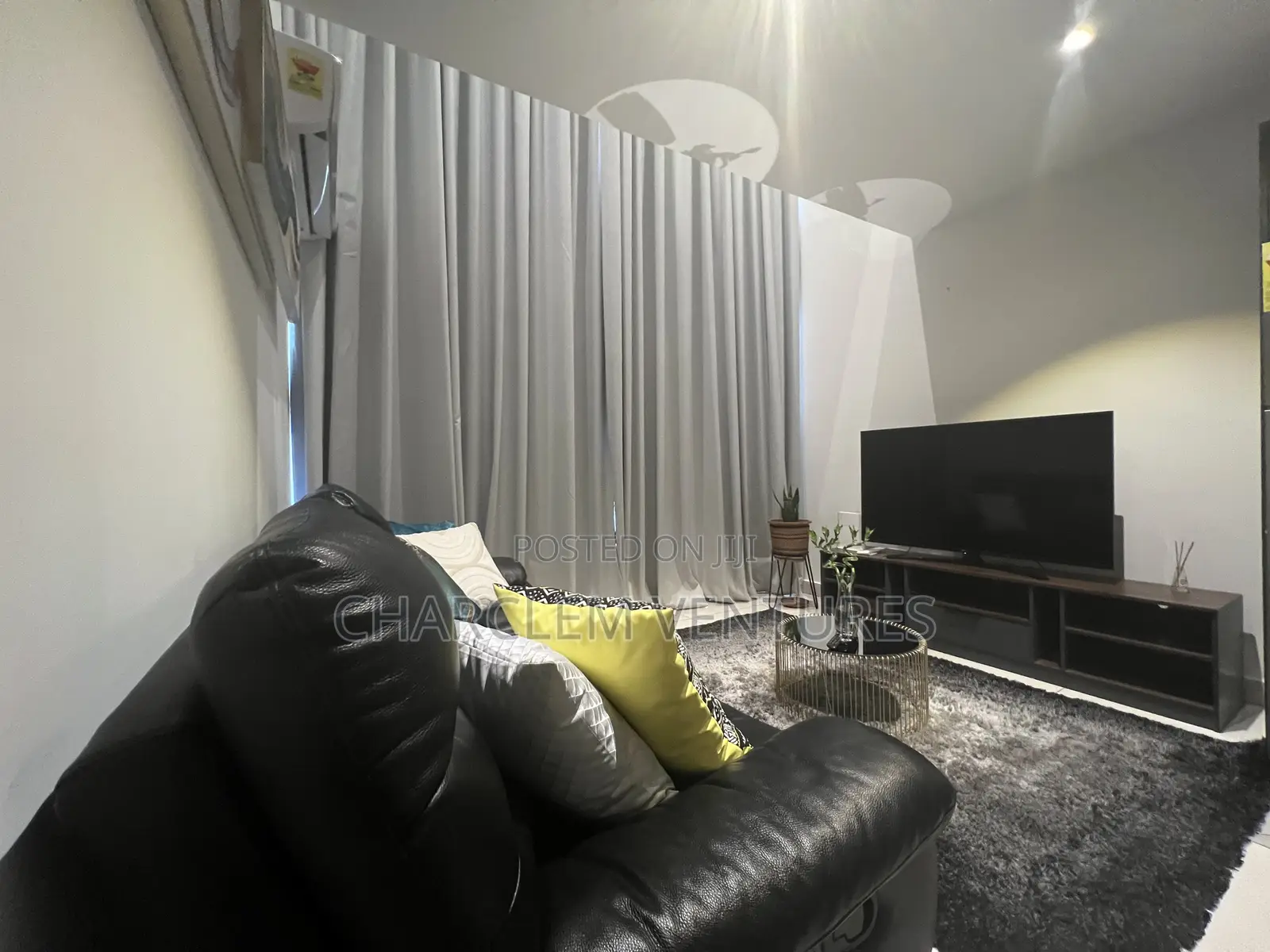 Furnished 1bdrm Apartment in Charclem Ventures, US Embassy Area in US Embassy Area