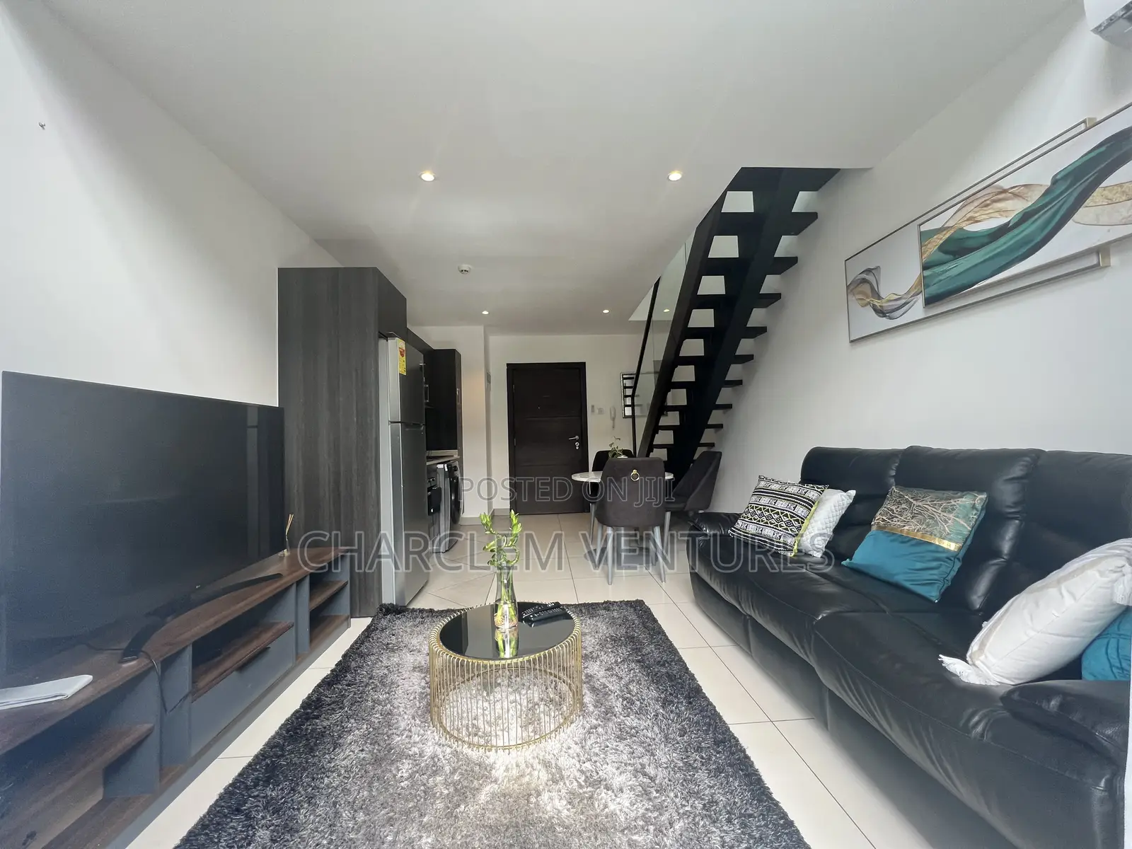 Furnished 1bdrm Apartment in Charclem Ventures, US Embassy Area in US Embassy Area