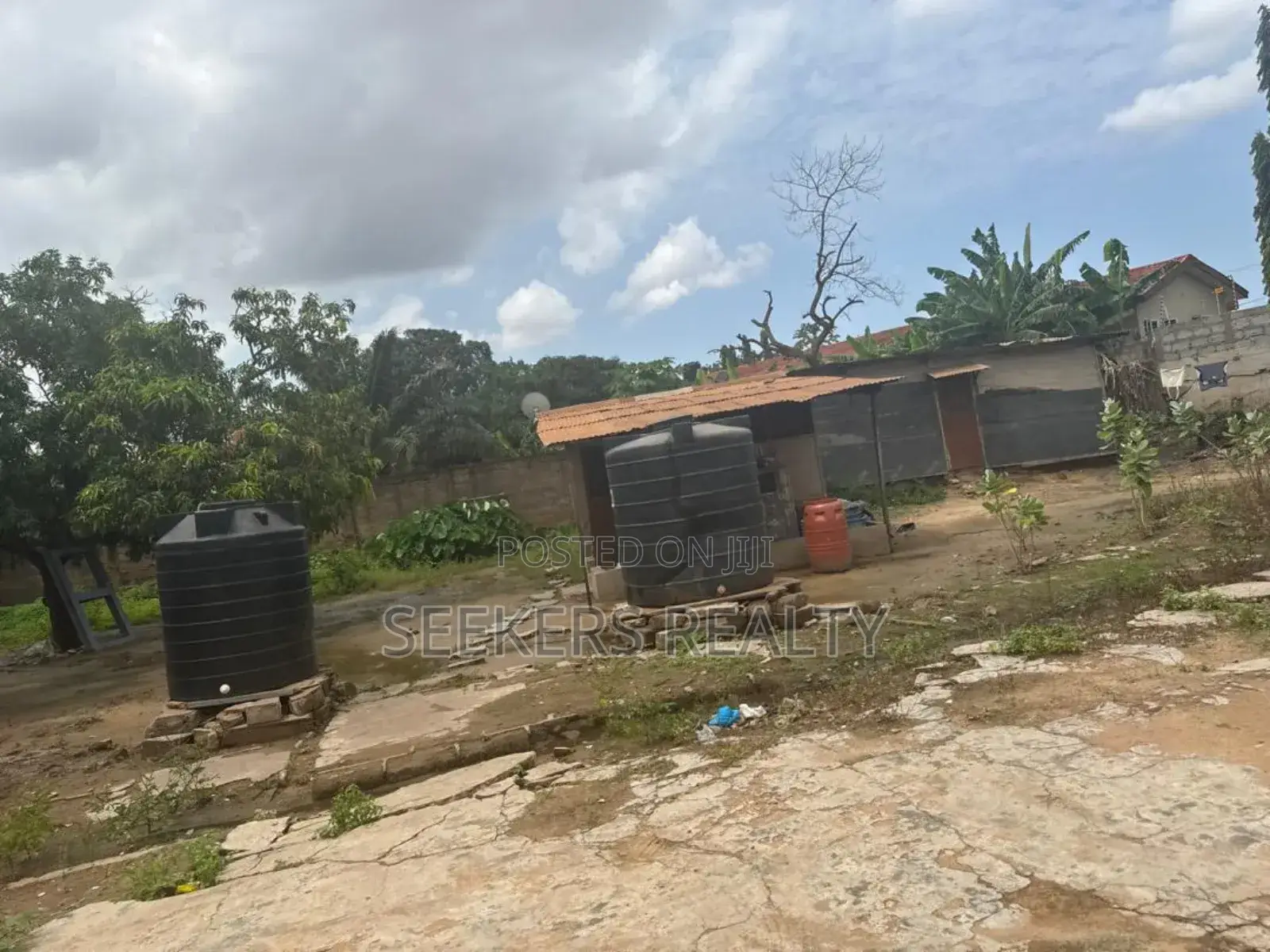 *A 0.73 Acre Land* *For Sale, Walled, And* *Gated* in Adenta