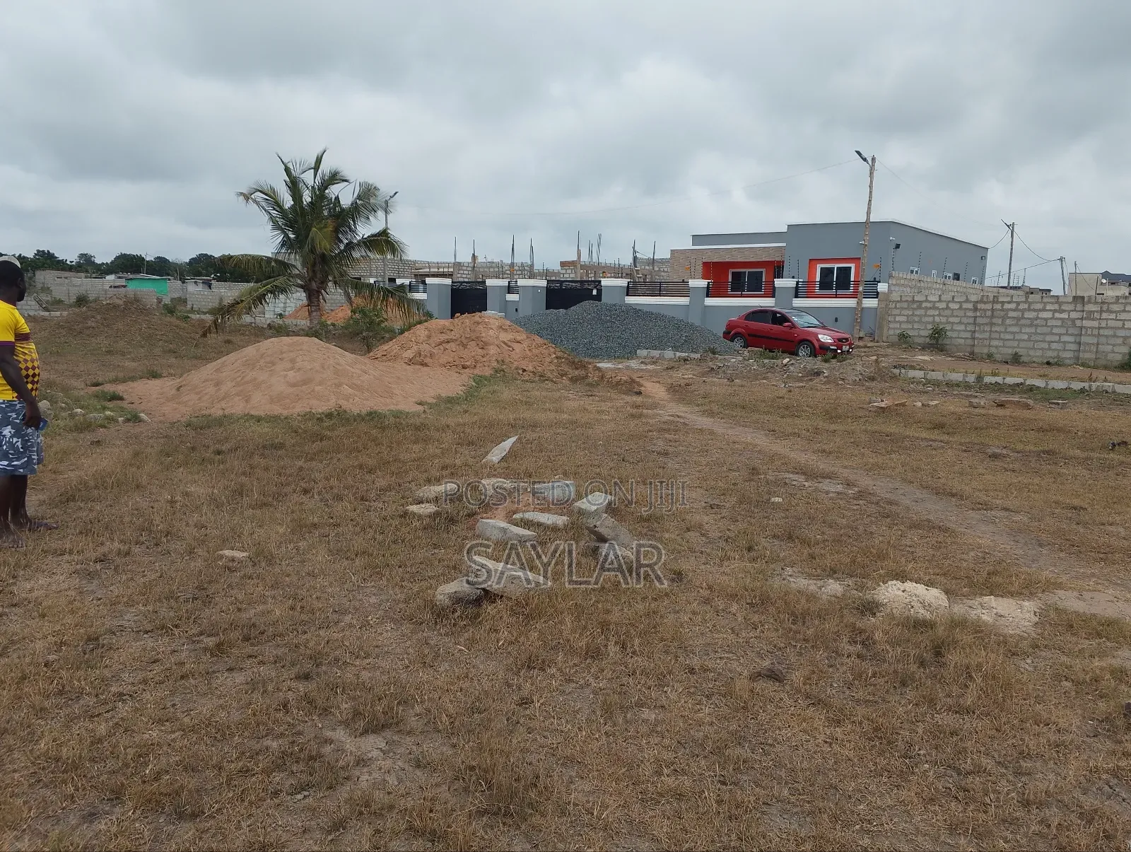 Full Plot for Sale Klagon Behind Comm12 at a Very Developed Area in Tema Metropolitan