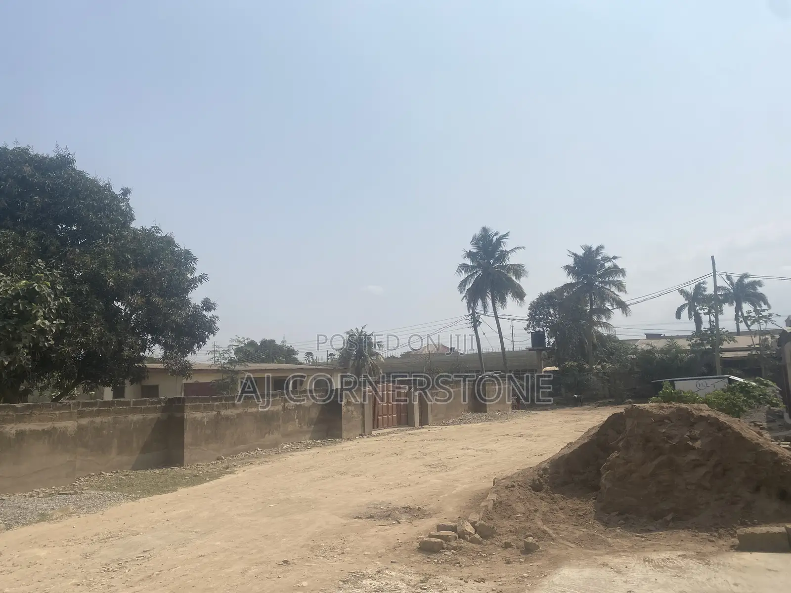 Plot of Land at Sarpieman Walking Distance to Main Road in Amasaman