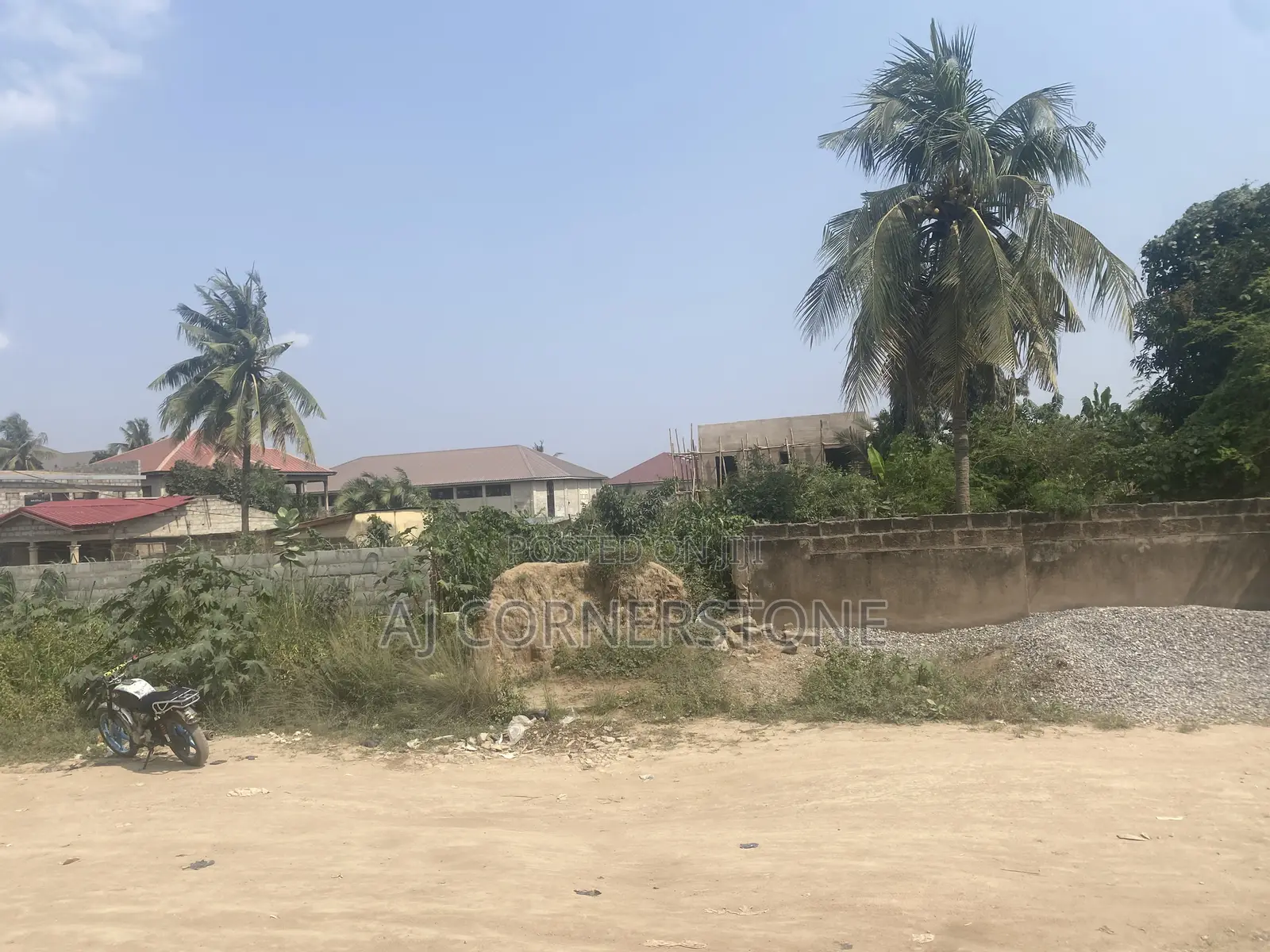 Plot of Land at Sarpieman Walking Distance to Main Road in Amasaman