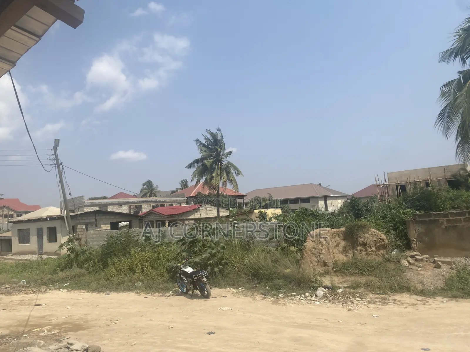 Plot of Land at Sarpieman Walking Distance to Main Road in Amasaman