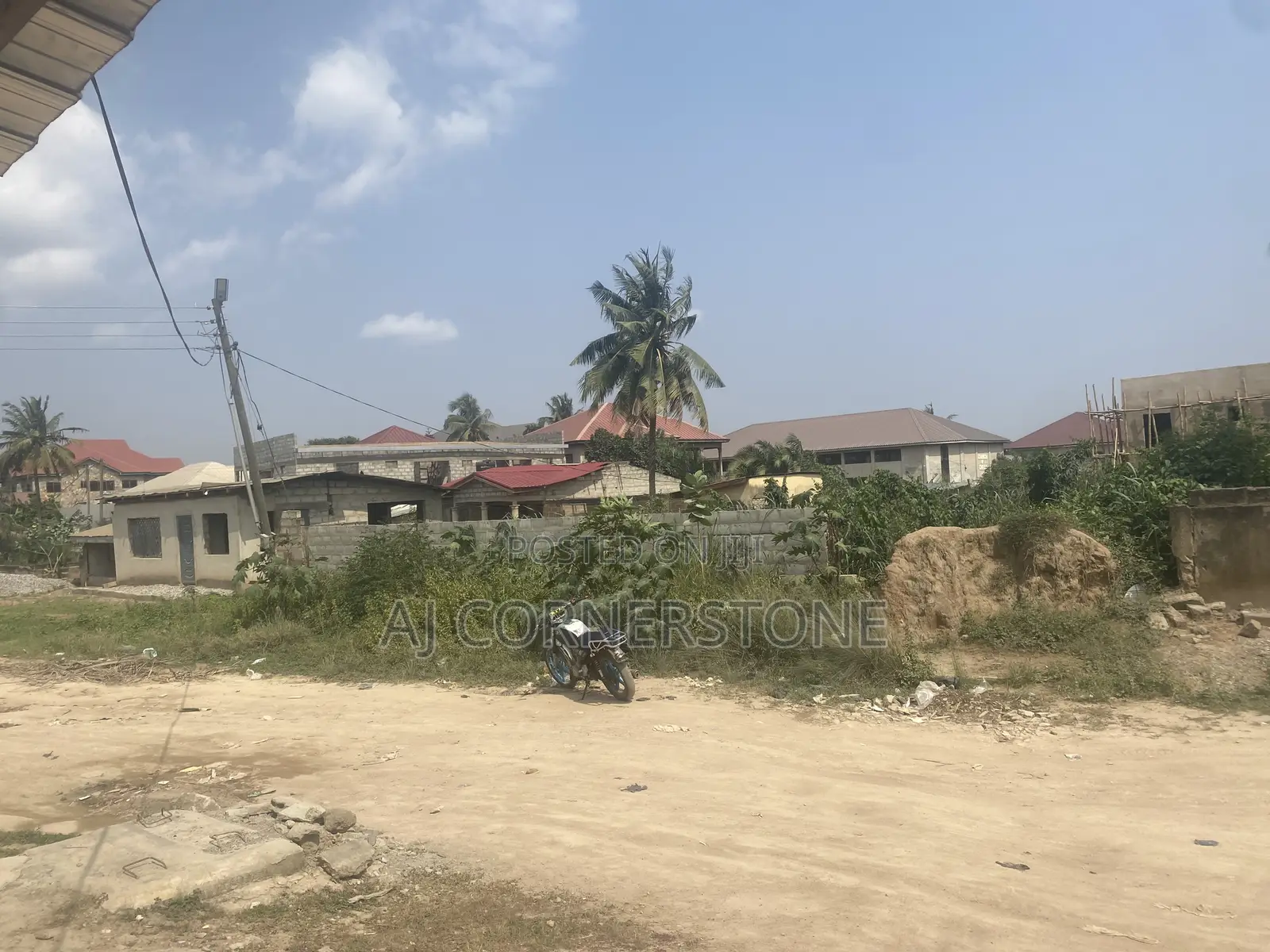 Plot of Land at Sarpieman Walking Distance to Main Road in Amasaman