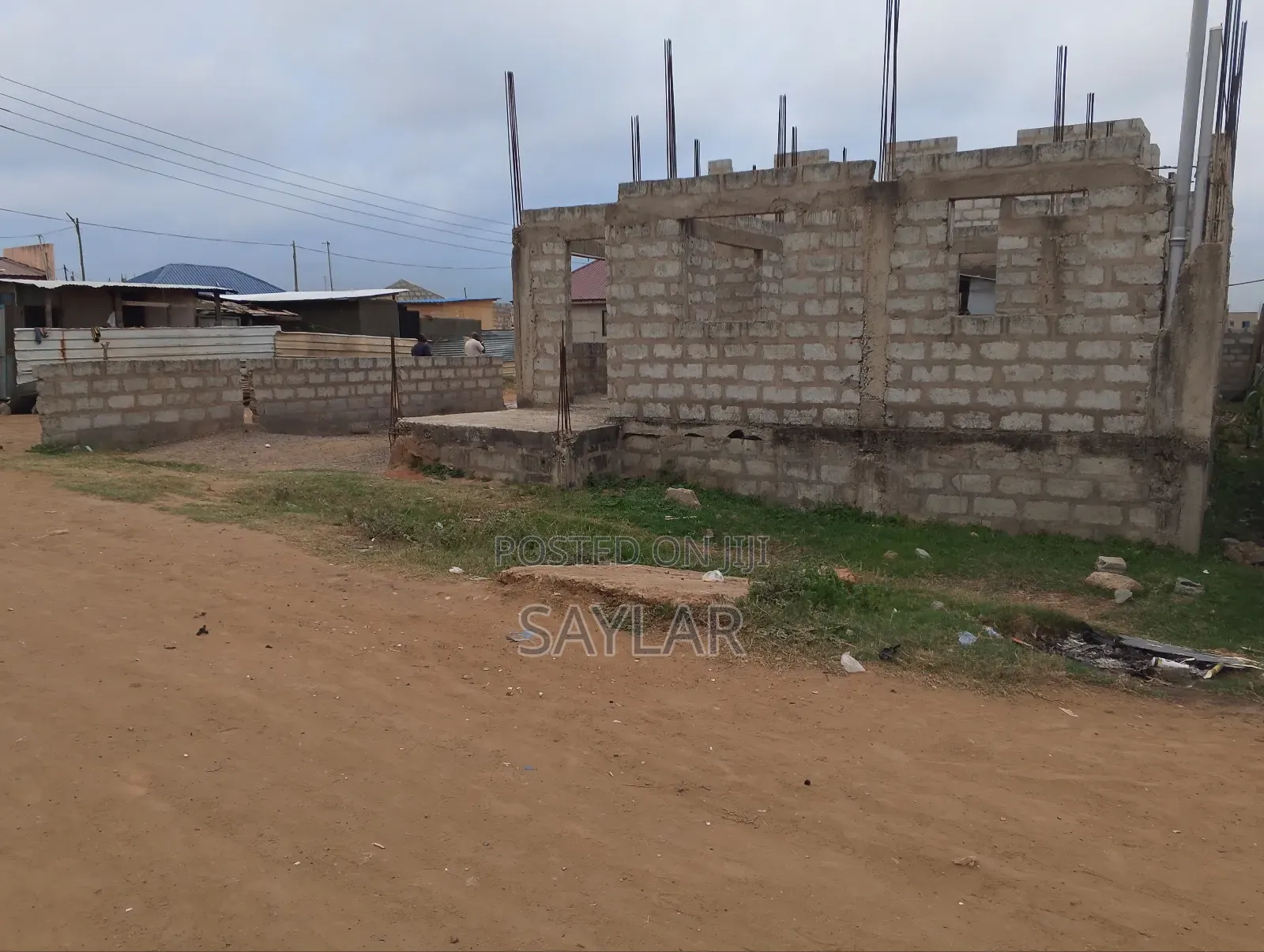 Uncompleted Structure on Lentil Level for Sale Klagon in Tema Metropolitan