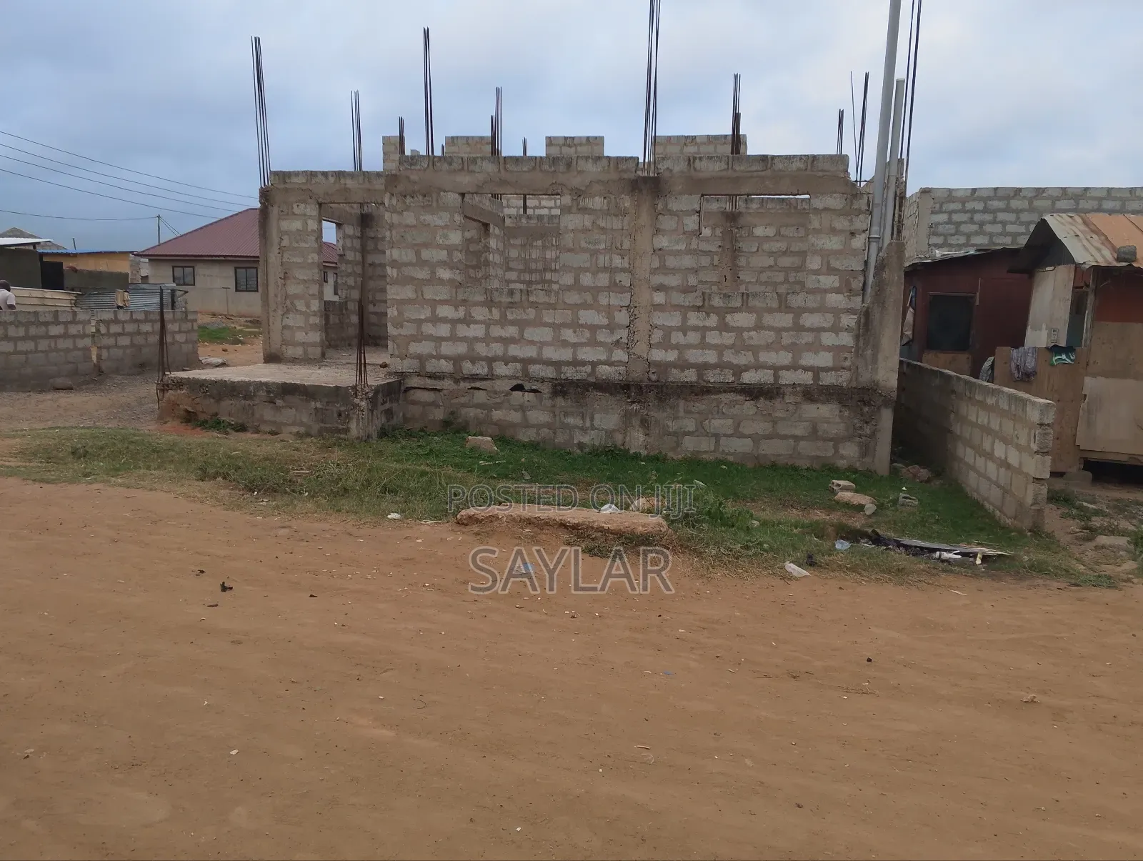 Uncompleted Structure on Lentil Level for Sale Klagon in Tema Metropolitan