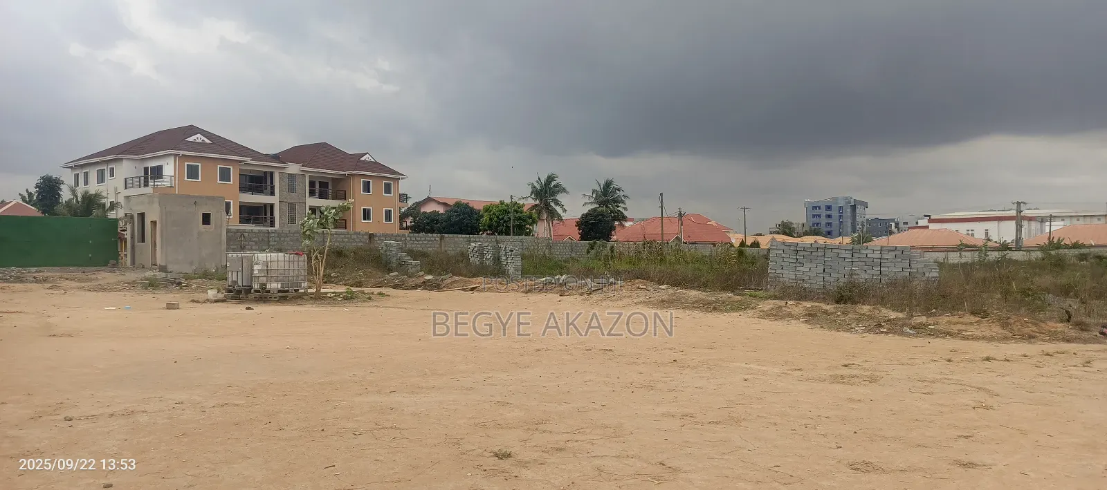 6 Plots of Land for Sale Spintex Entrance University. in Manet Junction