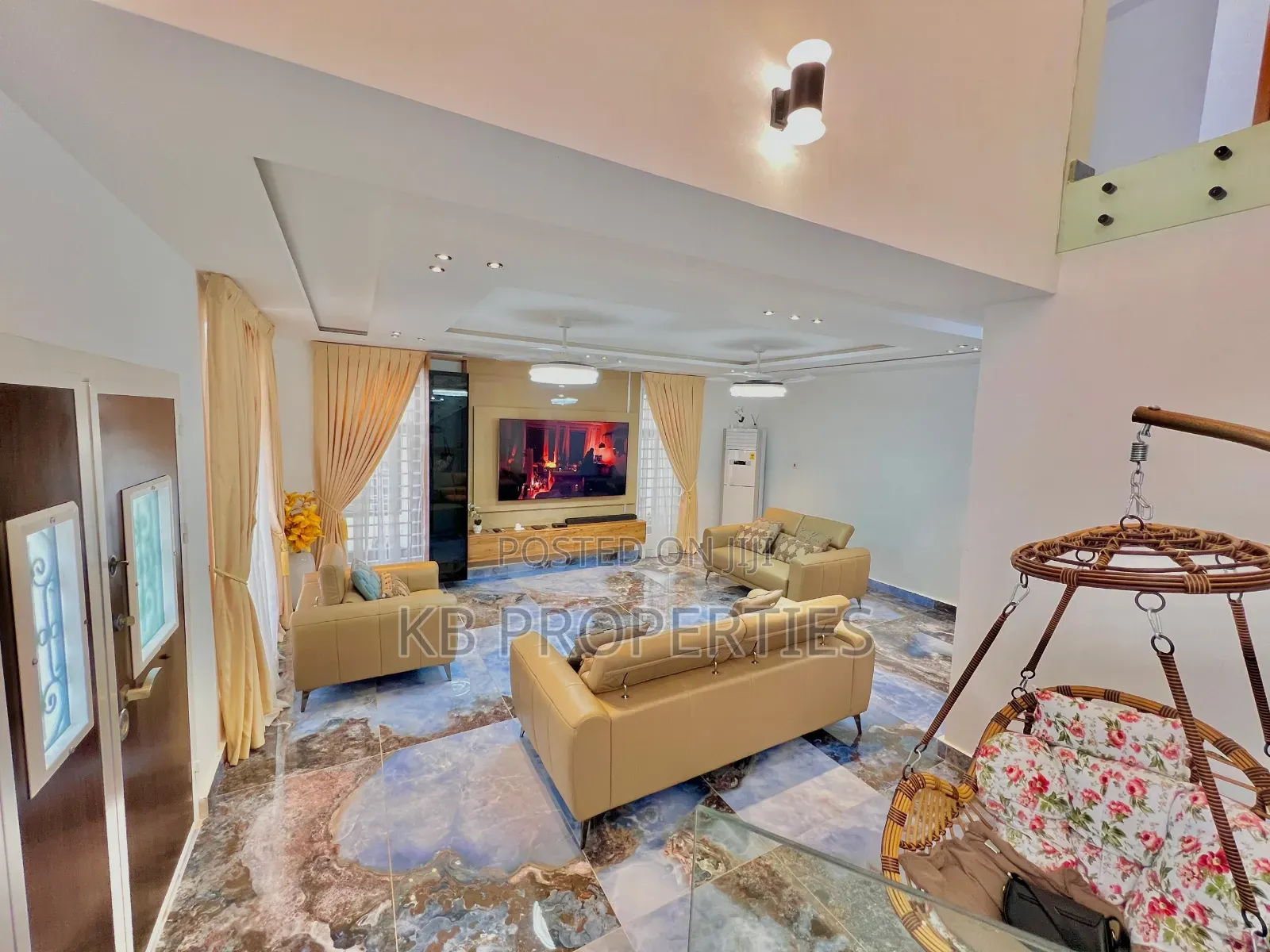 Furnished 4bdrm House in Kb Properties, Spintex for rent in Spintex