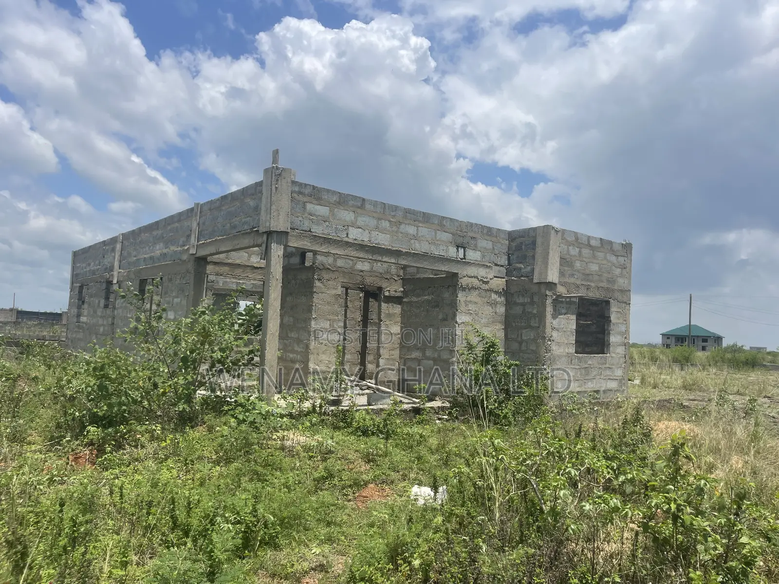 Uncompleted 2 Bedroom House For Sale At Prampram in Community 25