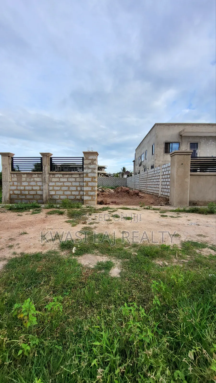 Fenced Land for Sale at Old Barrier in Weija