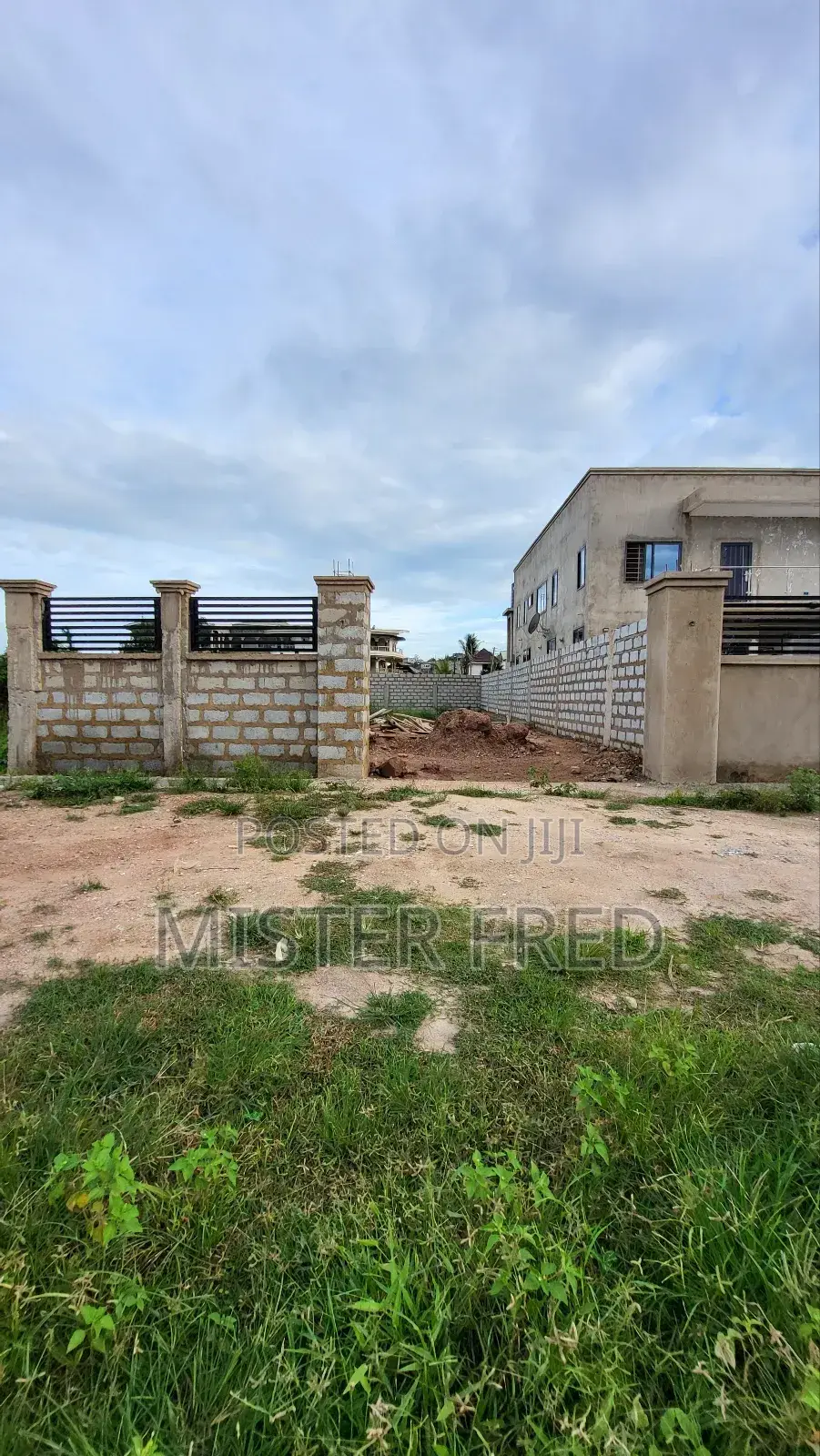 Fenced Land for Sale at Old Barrier in Weija