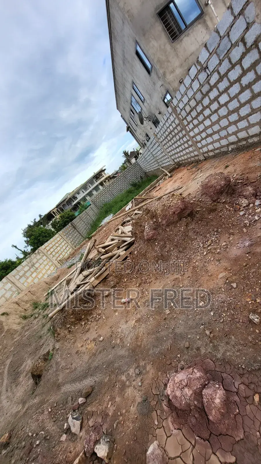 Fenced Land for Sale at Old Barrier in Weija