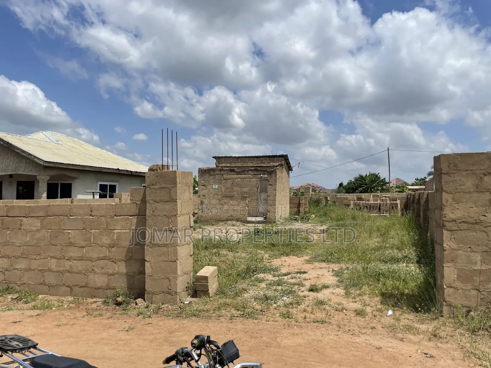Ashalaja One Plot Fenced for Sale in Ga South Municipal
