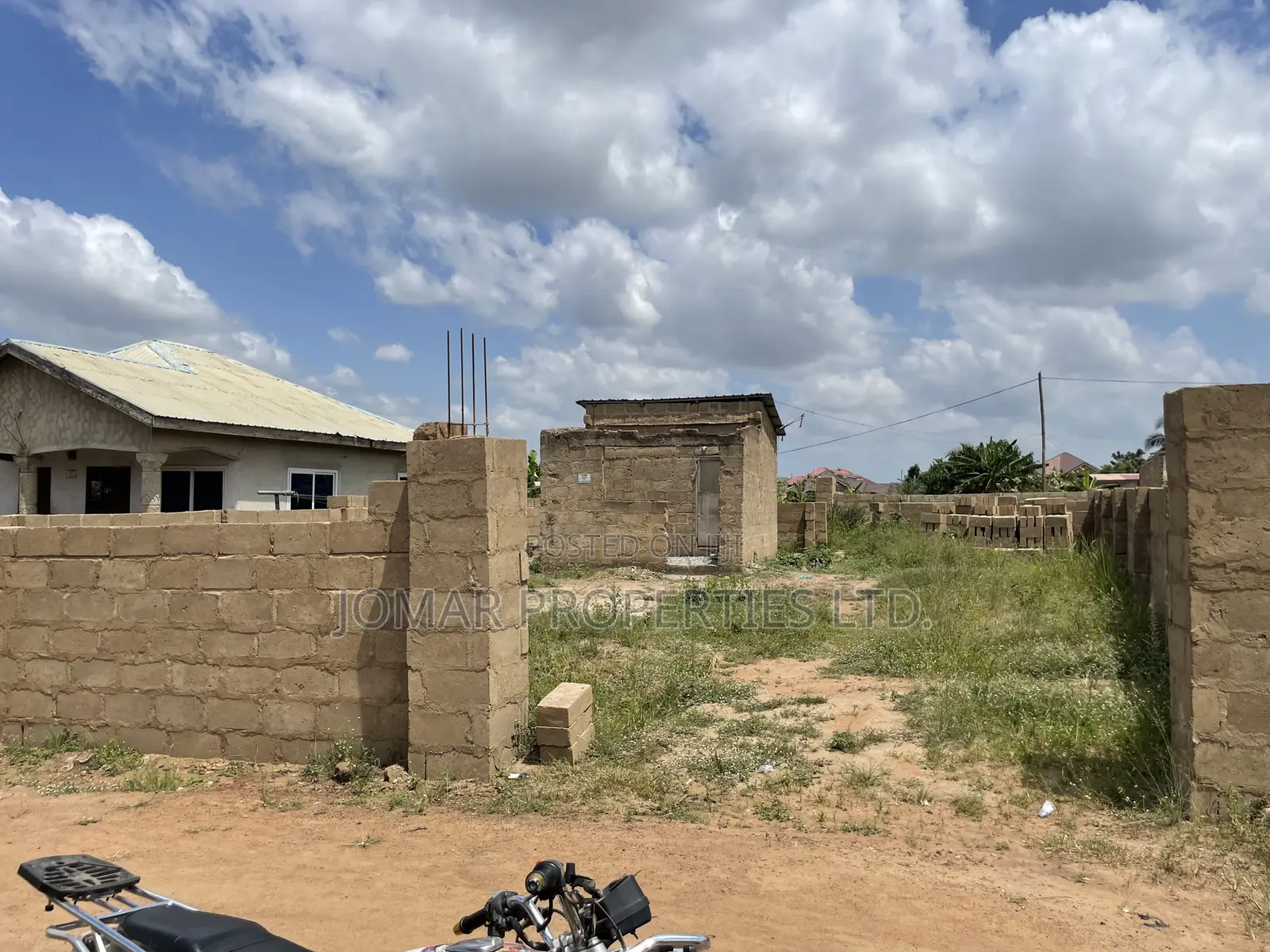 Ashalaja One Plot Fenced for Sale in Ga South Municipal