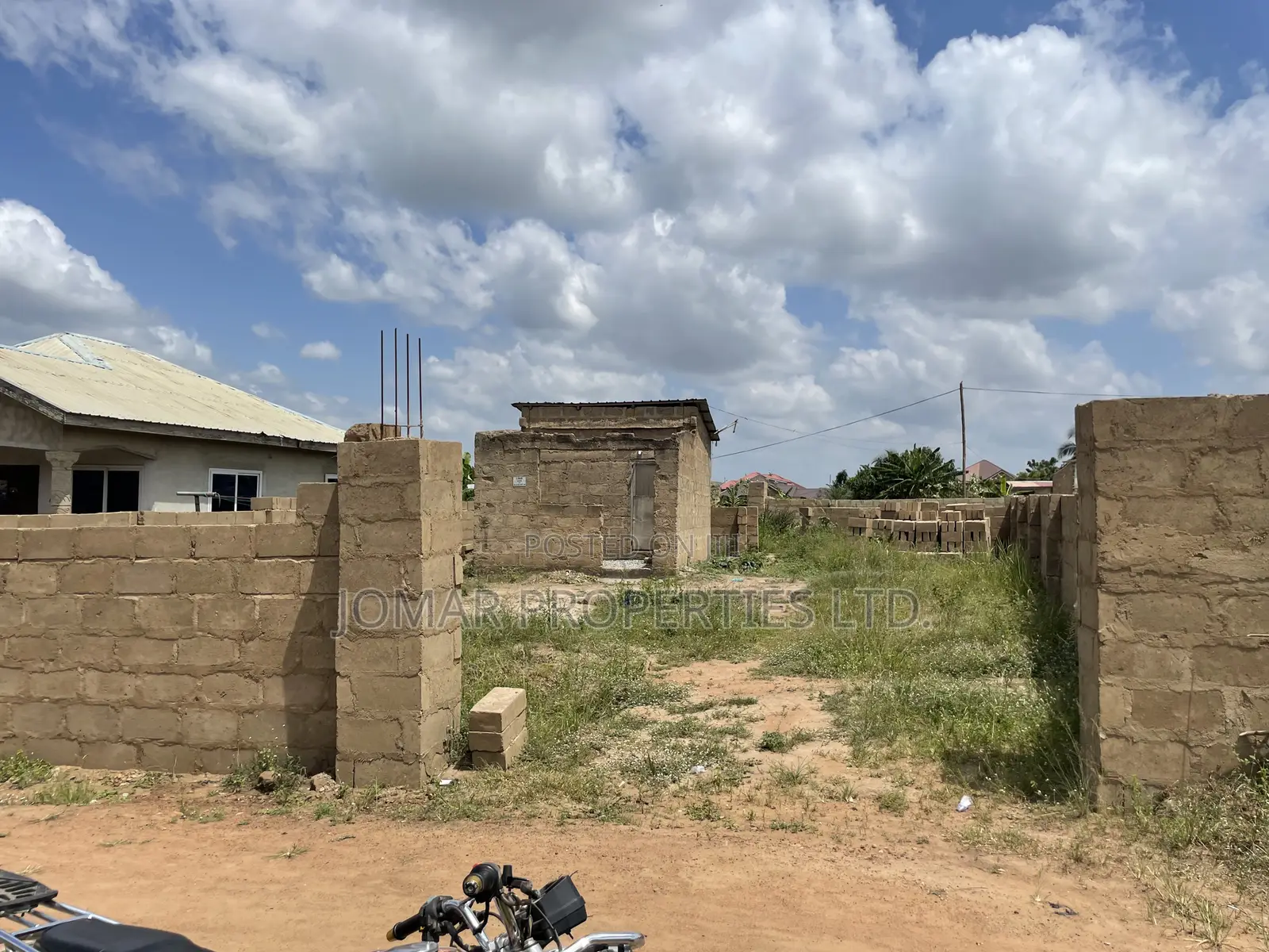 Ashalaja One Plot Fenced for Sale in Ga South Municipal