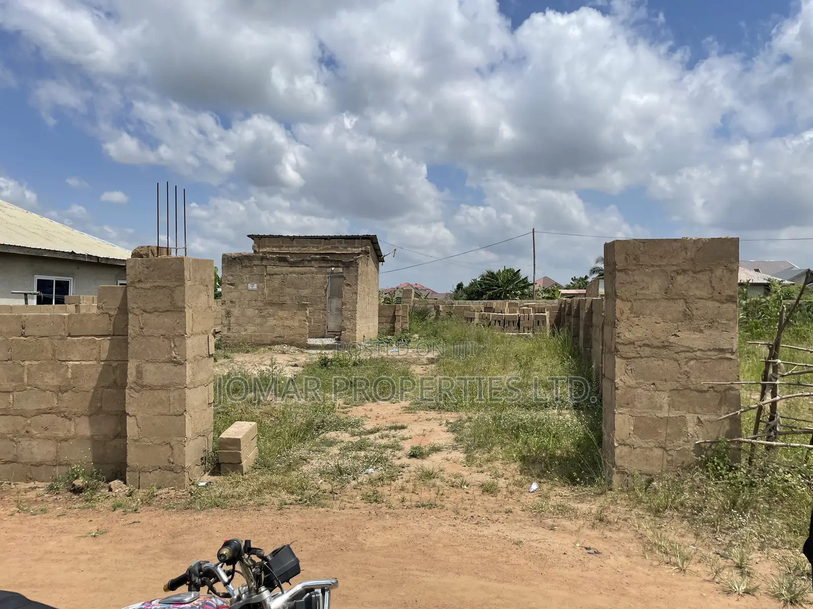 Ashalaja One Plot Fenced for Sale in Ga South Municipal