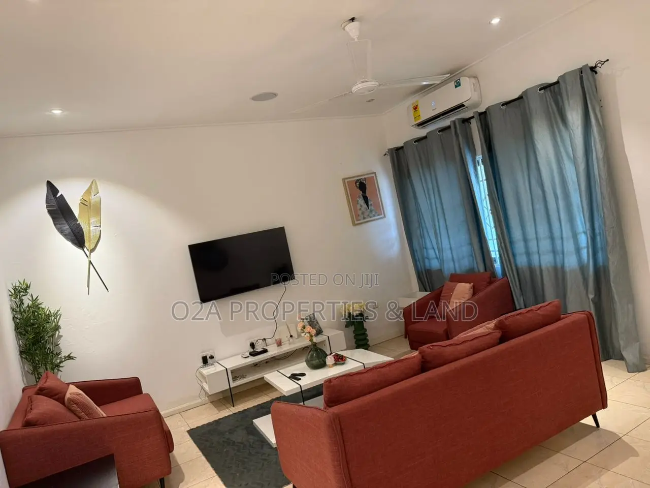Furnished 2bdrm House in Adjiringanor, Otano for rent in Otano