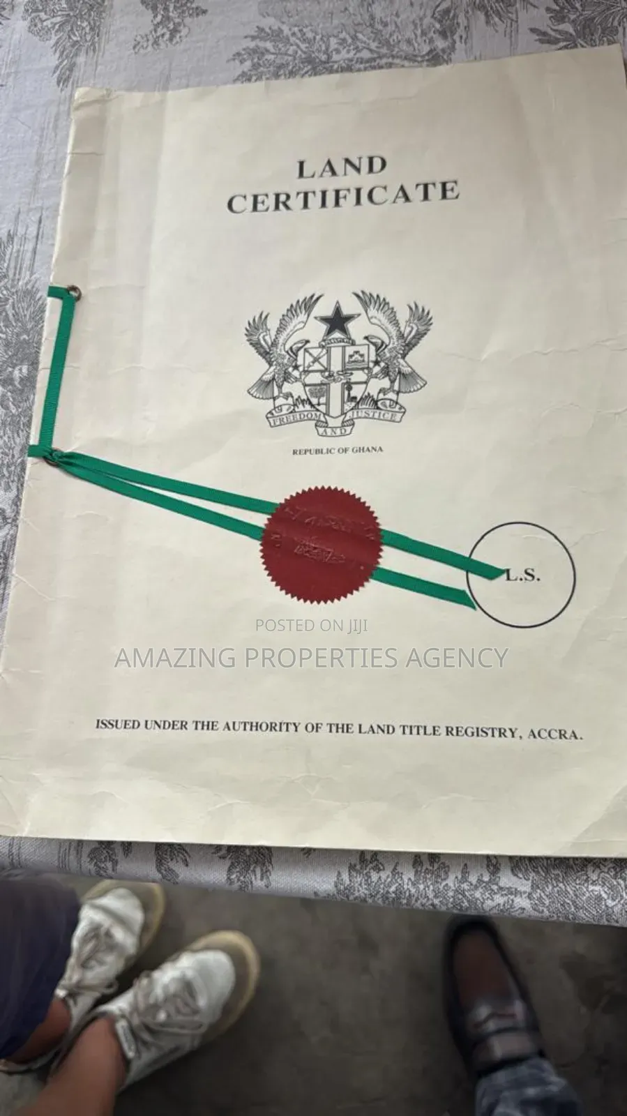 0.73 Acre Land* *For Sale, Walled And* *Gated* in Adenta