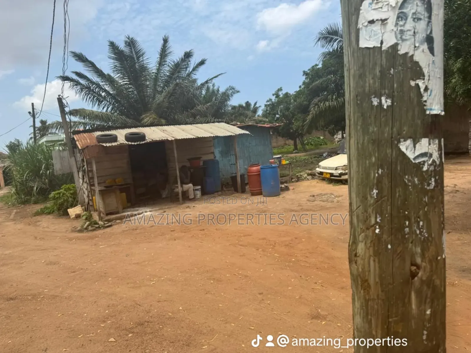 0.73 Acre Land* *For Sale, Walled And* *Gated* in Adenta