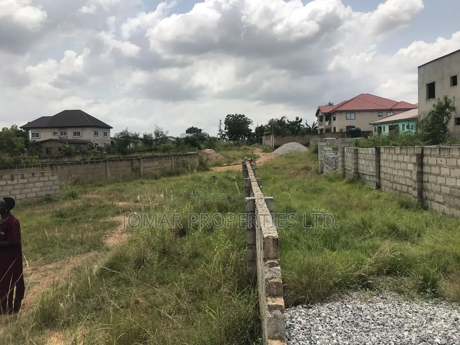 Litigation Free Land With Documents for Sale at Ashalaja. in Amasaman