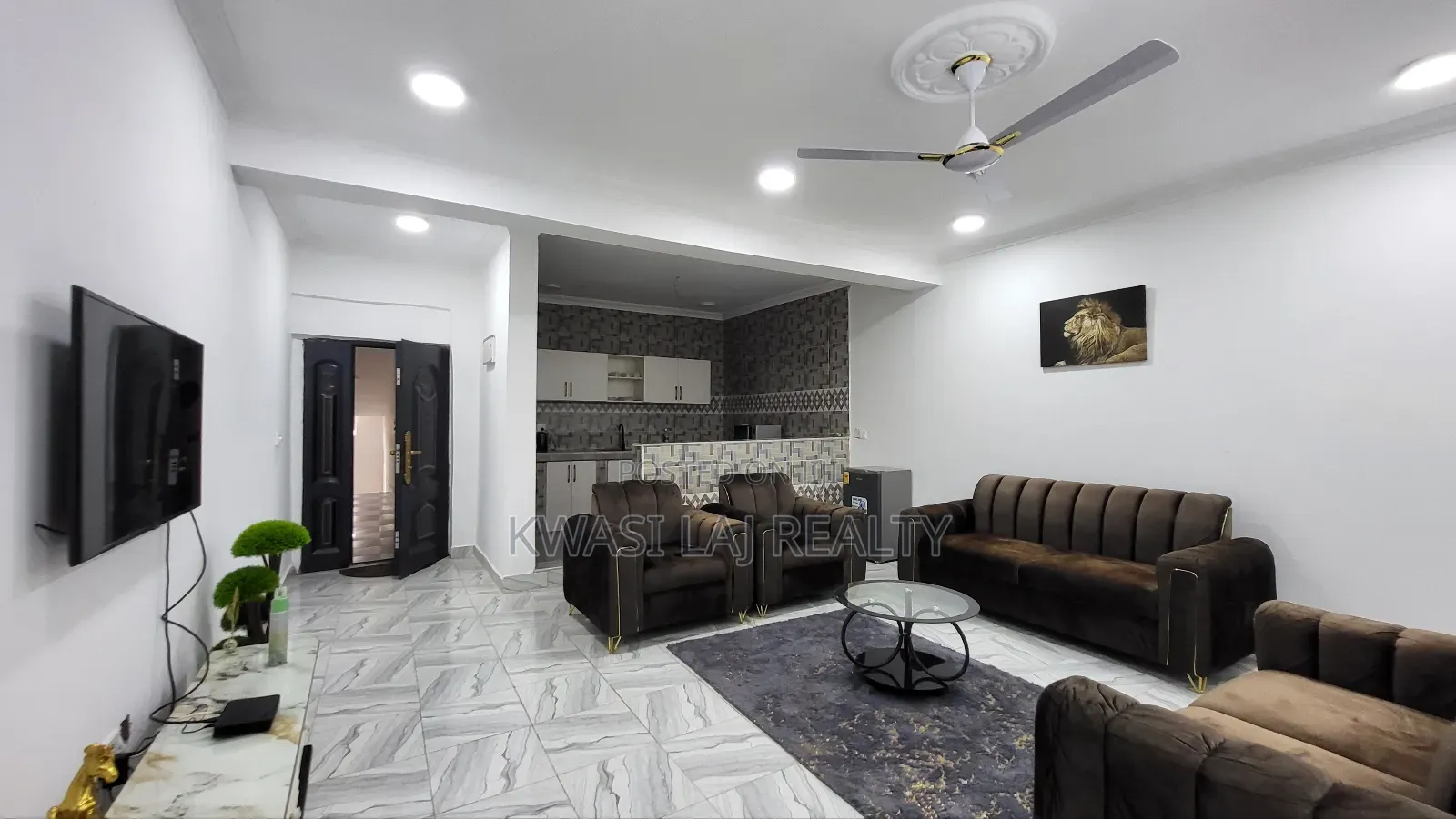 Furnished 1bdrm Apartment in Old Barrier, Weija for rent in Weija