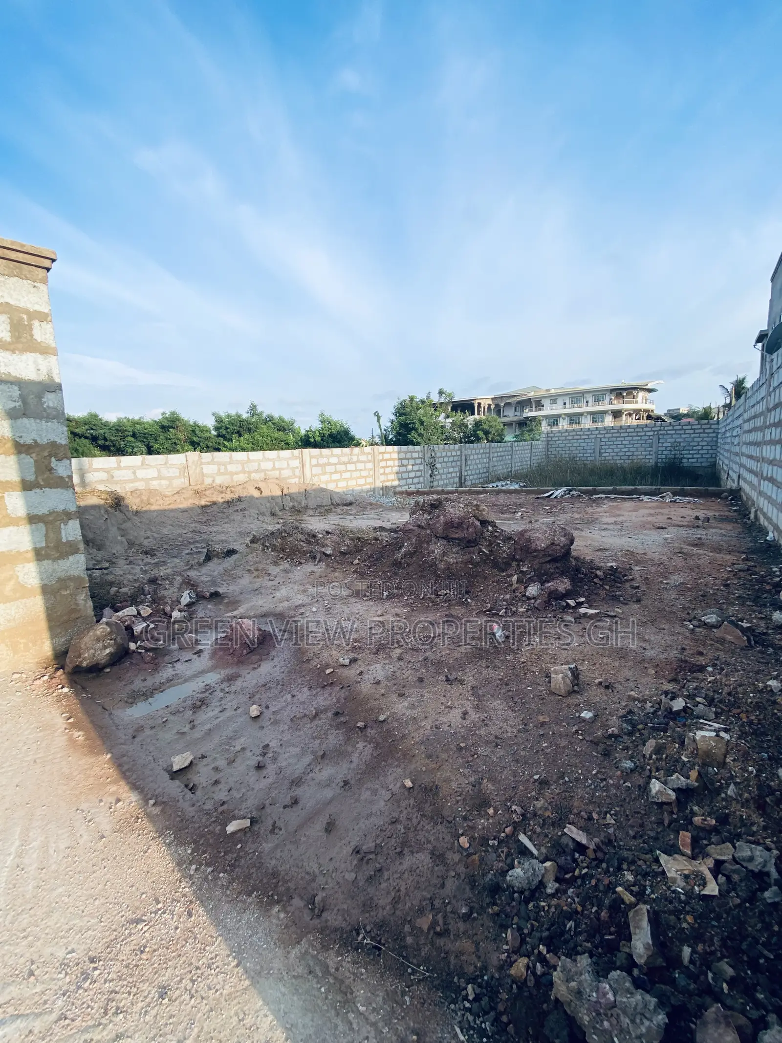 Roadside Half Plot Land for Sale at Old Barrier Bf the West Hills Mall in West Hills Mall Area