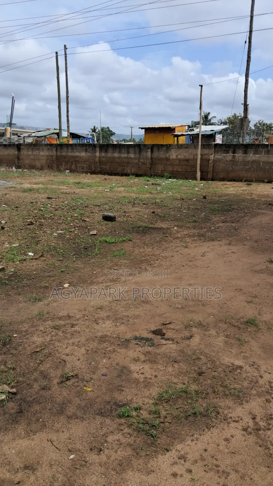Roadside Land for Sale, Title and in Amasaman in Ga West Municipal