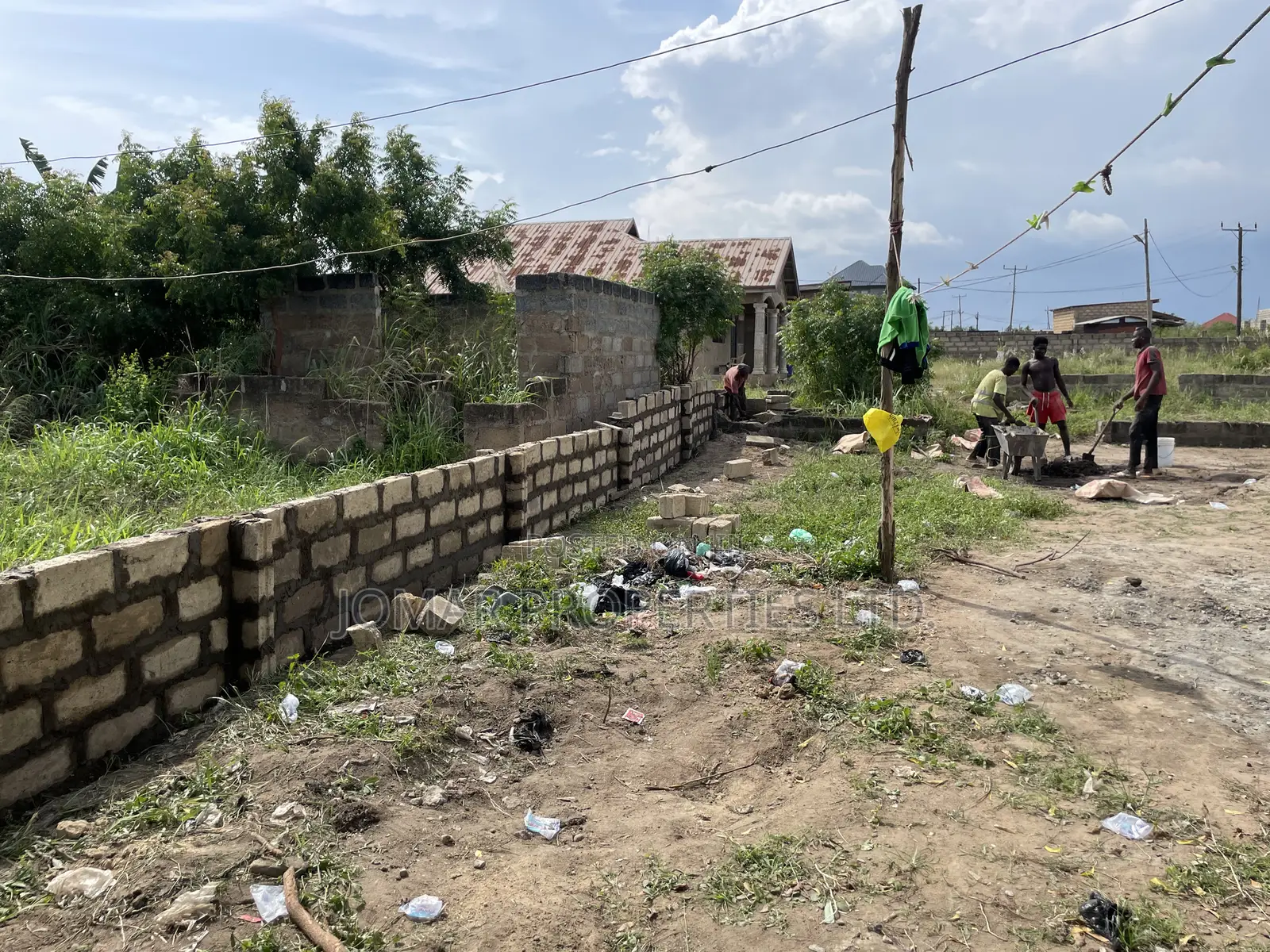 Fenced Land For Sale At Ashalaja in Amasaman