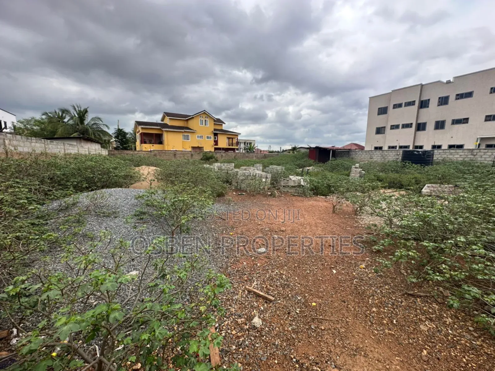2 Half Plots of Titled Land for Sale at Spintex in Spintex