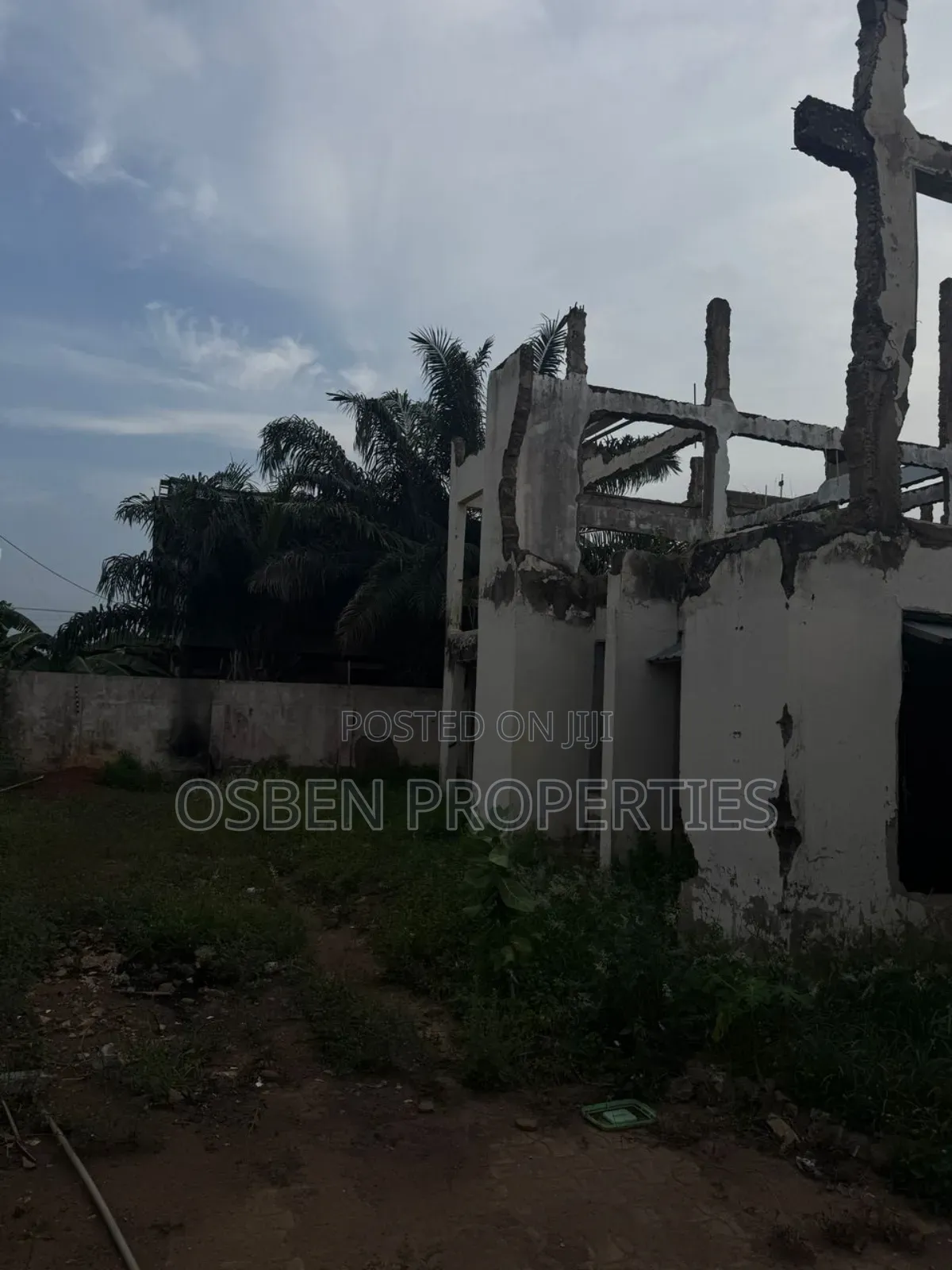 2 Plots of Roadside Land for Sale at Upsa in Spintex