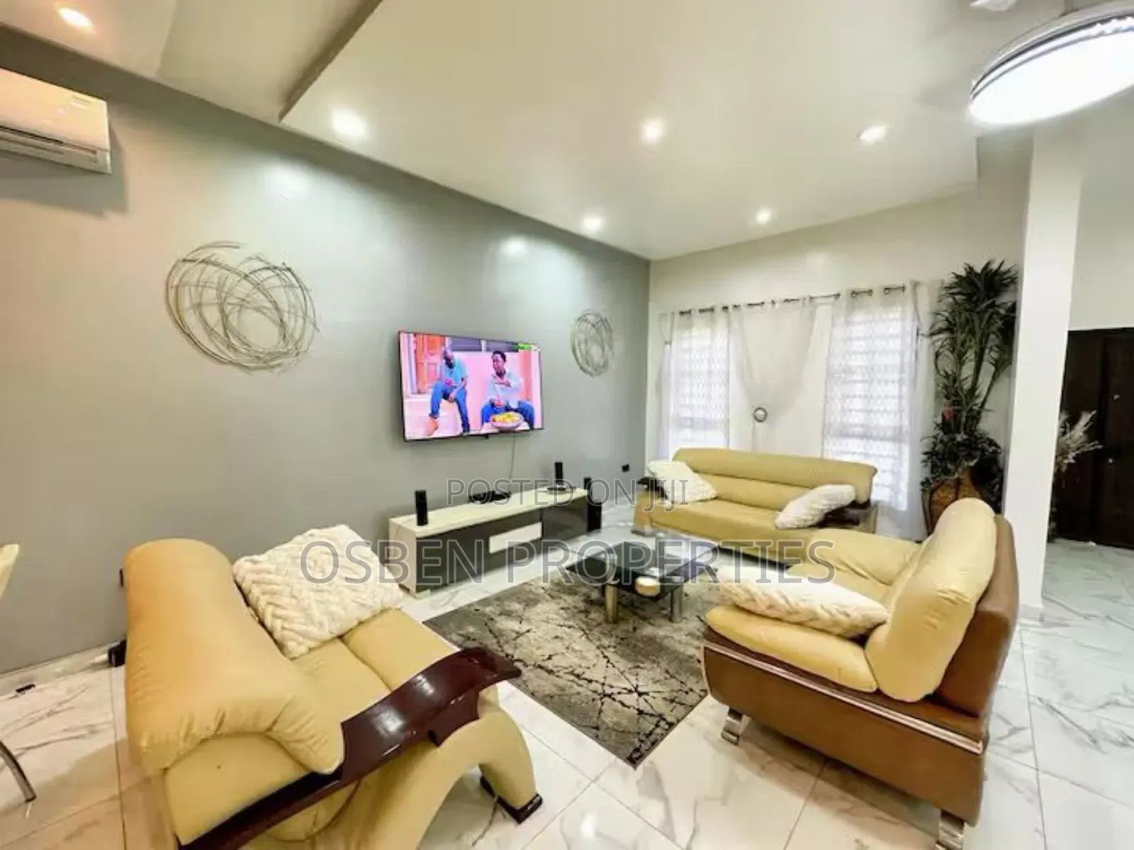 Furnished 3bdrm House in Osben Properties, Spintex for rent in Spintex