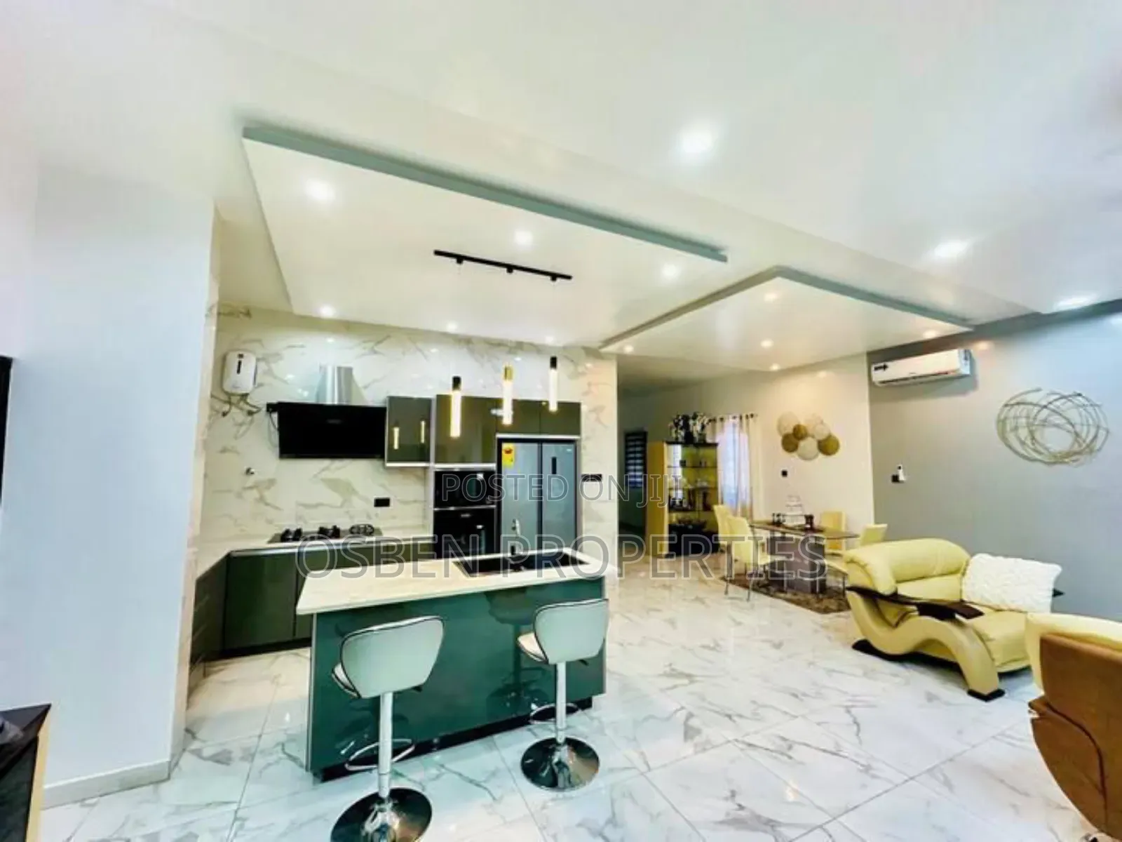 Furnished 3bdrm House in Osben Properties, Spintex for rent in Spintex