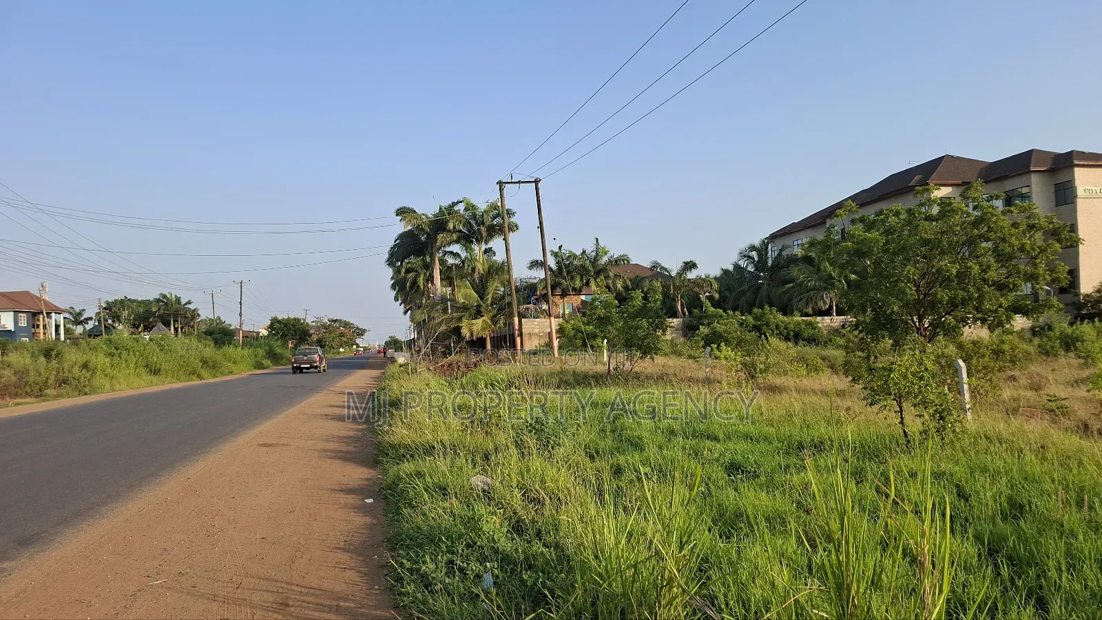 2 Plots on the Main Prampram Road in Community 25