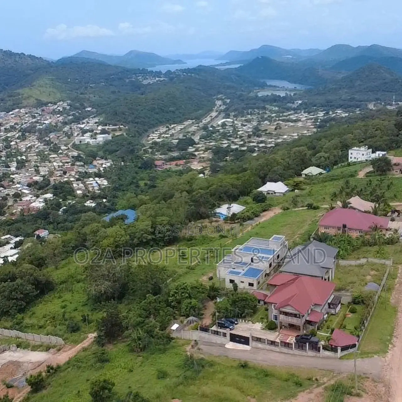 Executive 70×100 Ft Plot of Hill Land for Sale at Tema–Akosombo in Community 25