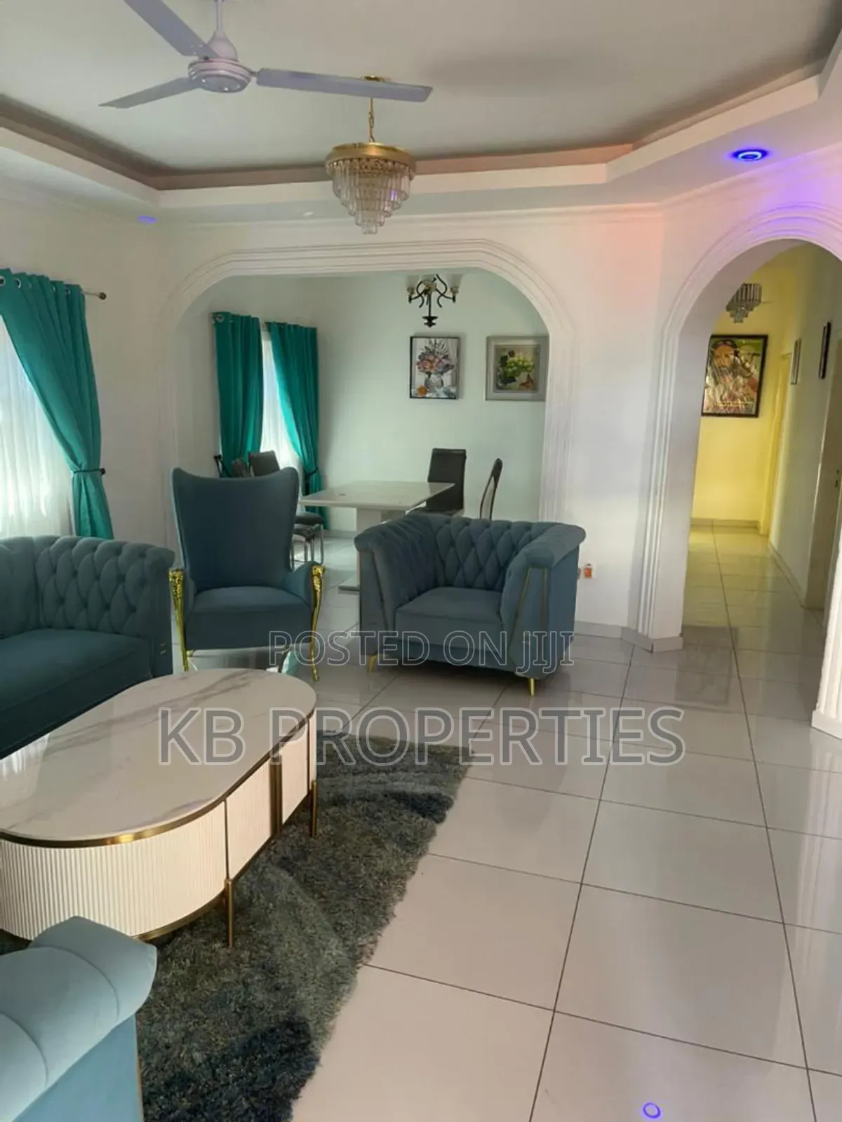 Furnished 3bdrm House in Kb Properties, Spintex for rent in Spintex