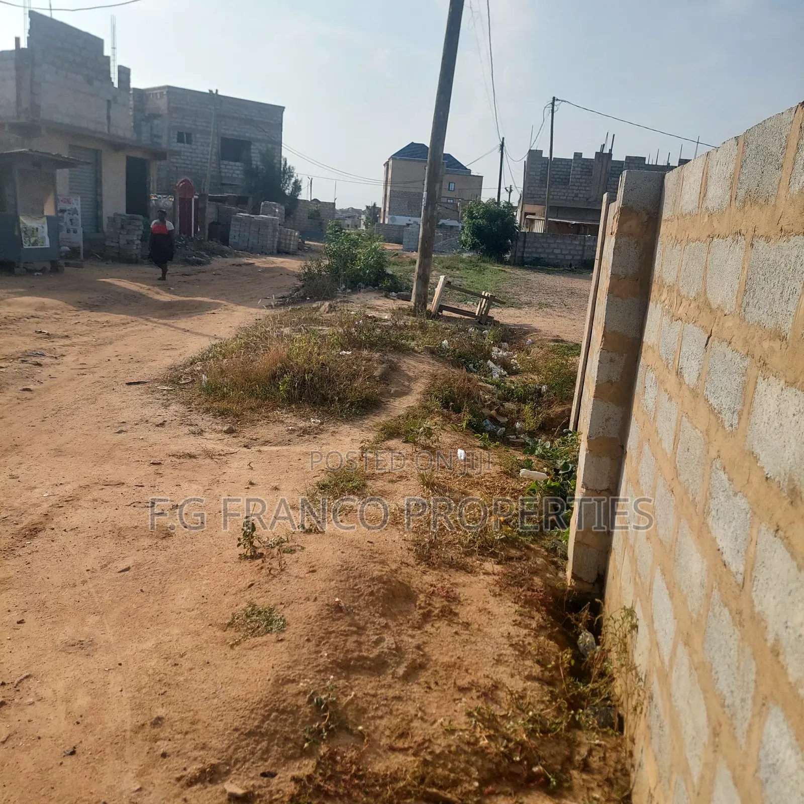 Helf Plot of Land for Sale at Lashibi in Sakumono