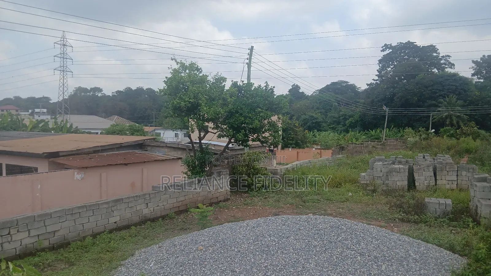 One Acre Land at Achimota Near Midland Hospital in Overhead