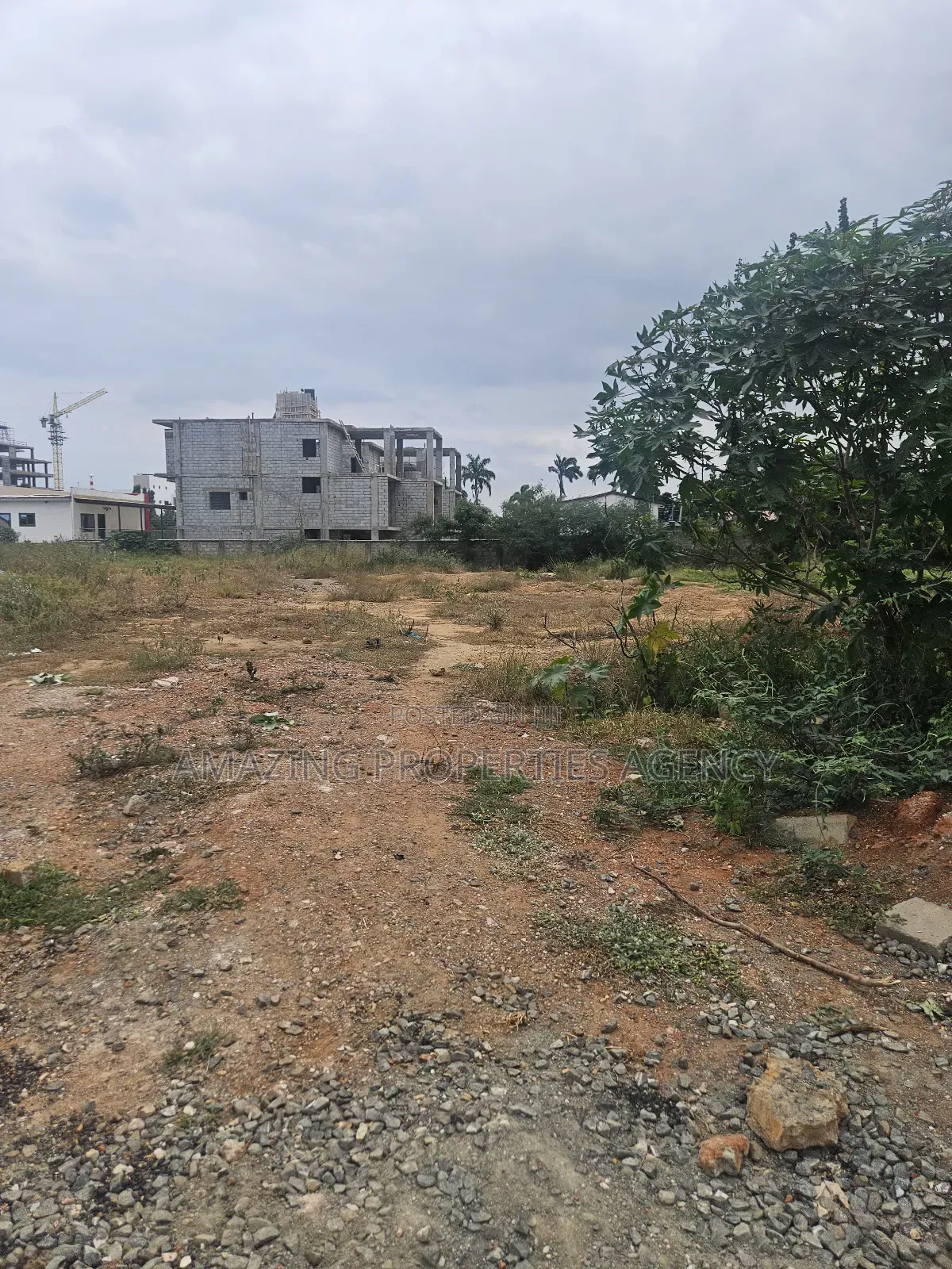 1.03, of an Acre Land With Walled Gated at West Labone in Labone
