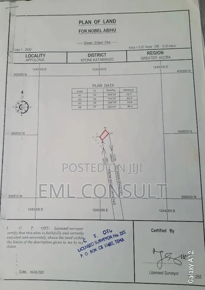 Half Plot Land for Sale in Appolonia City