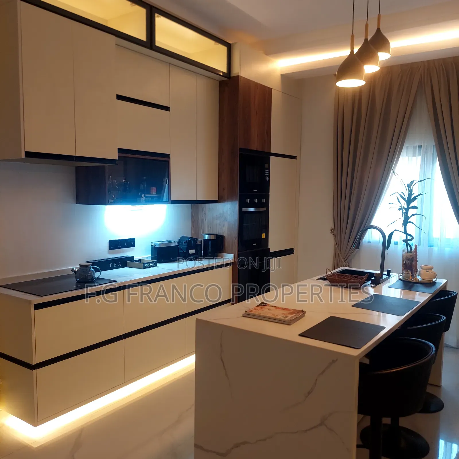 Furnished 4bdrm House in Kg.Franco Properties, East Legon for rent in East Legon