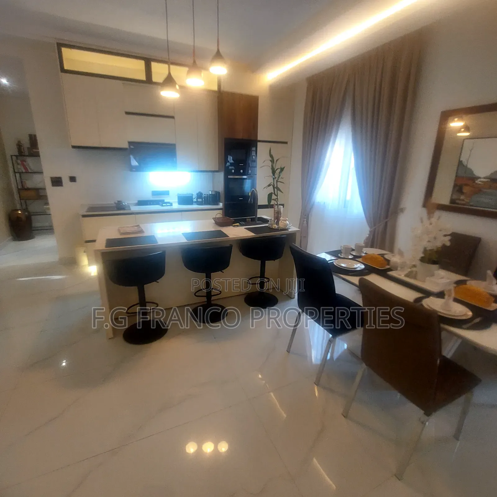 Furnished 4bdrm House in Kg.Franco Properties, East Legon for rent in East Legon