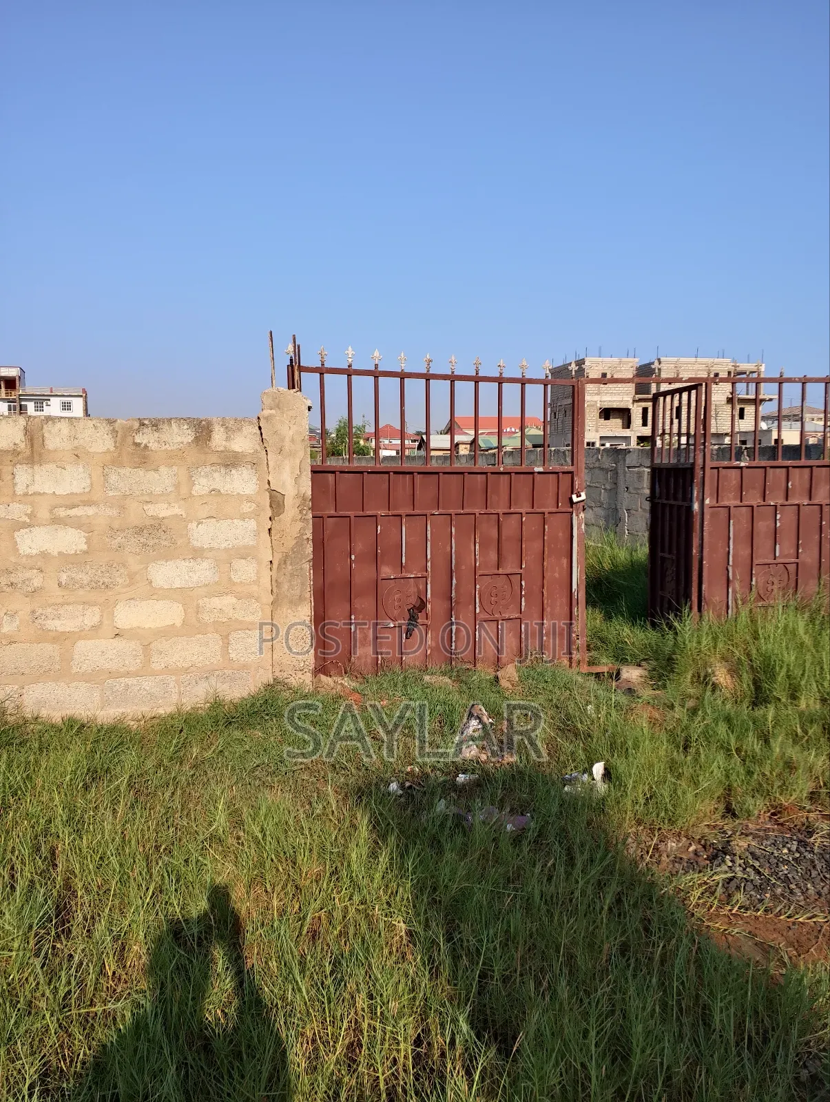 2 Plots Already Fenced at a Very Developed Area Klagon in Tema Metropolitan