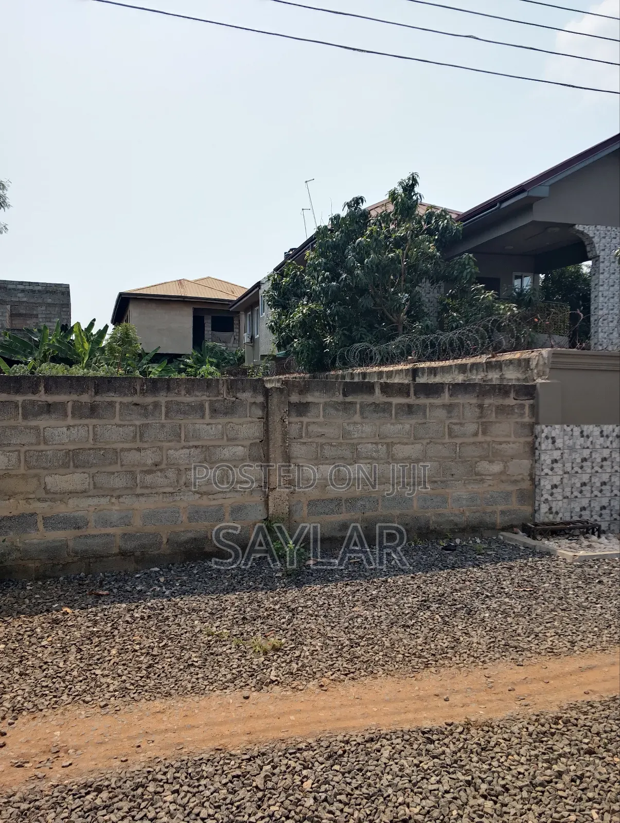 Full Plot Fenced With Gate for Hot Sale Comm25 in Tema Metropolitan