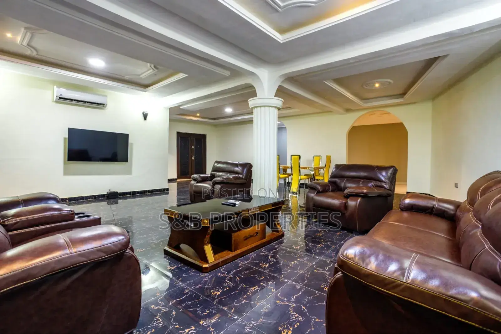 Furnished 3bdrm Apartment in East Legon for rent in East Legon