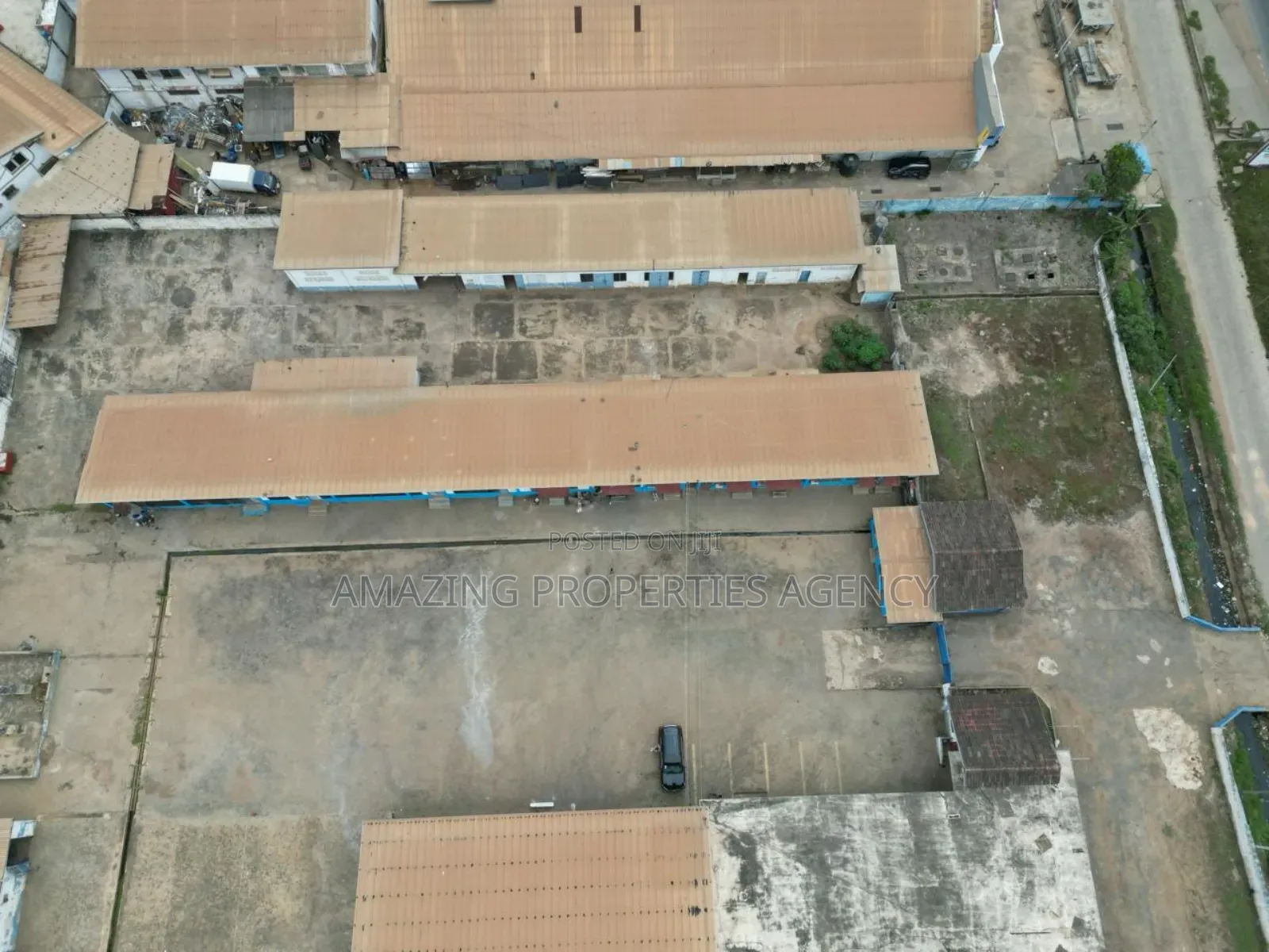 3 Acres Of Land Roadside Industrial Land For Sale Accra, Graphic Road in North Industrial Area